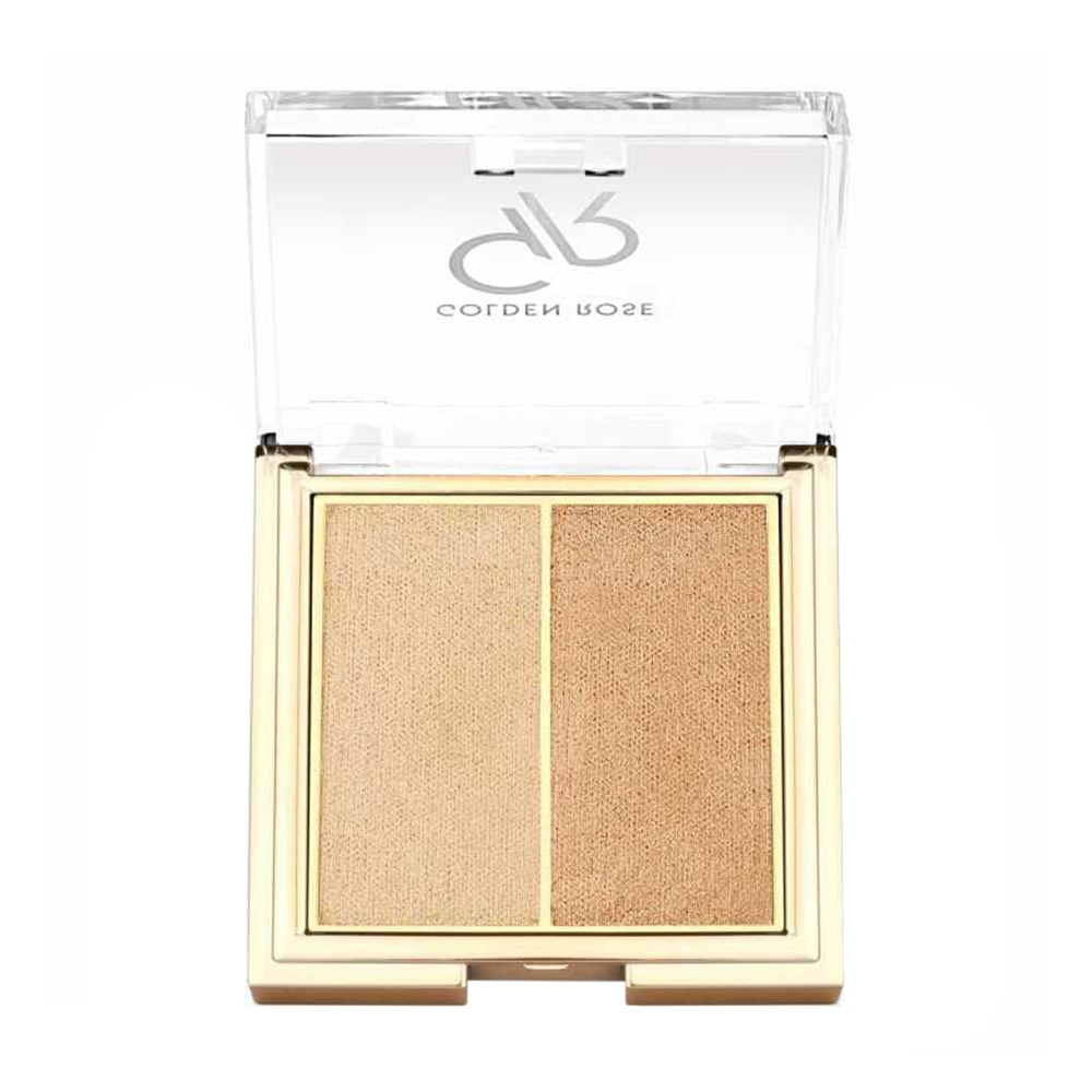 

Уцінка! Компактний хайлайтер для обличчя Golden Rose So Glow! Highlighter Duo, 102 Sunshine, 6.4 г