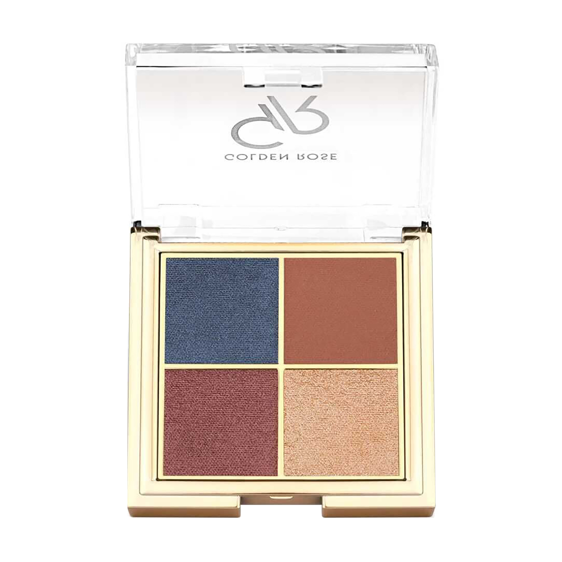 

Палетка тіней для повік Golden Rose Quattro Eyeshadow Palette, 03 Blue Charm, 4.4 г