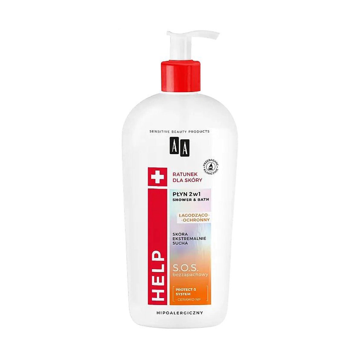 

Уцінка! Заспокійливий захисний лосьйон для ванни та душу AA Help 2in1 Liquid Shower & Bath, 400 мл
