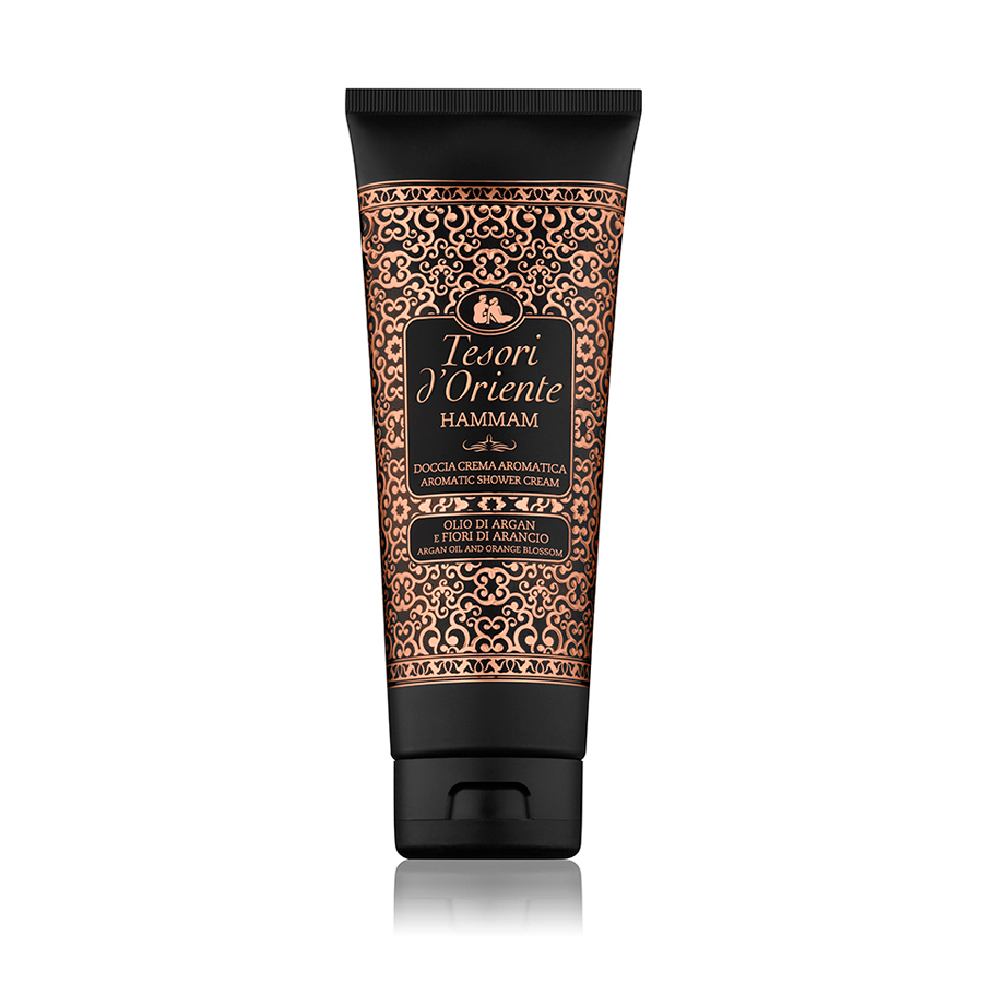 

Парфумований крем-гель для душу Tesori d'Oriente Aromatic Shower Cream Hammam, олія аргани та апельсиновий цвіт, 250 мл