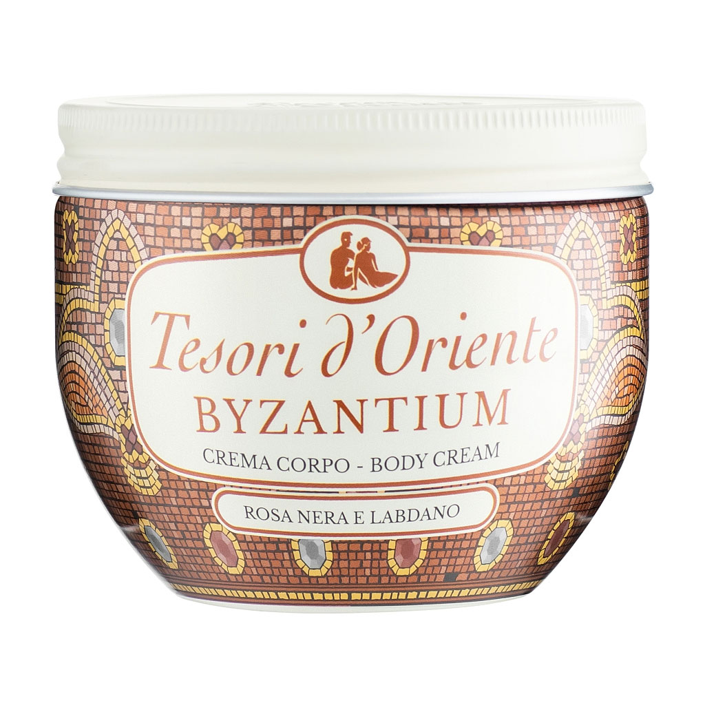 

Парфумований крем для тіла Tesori d'Oriente Body Cream Візантія, чорна троянда та лабданум, 300 мл