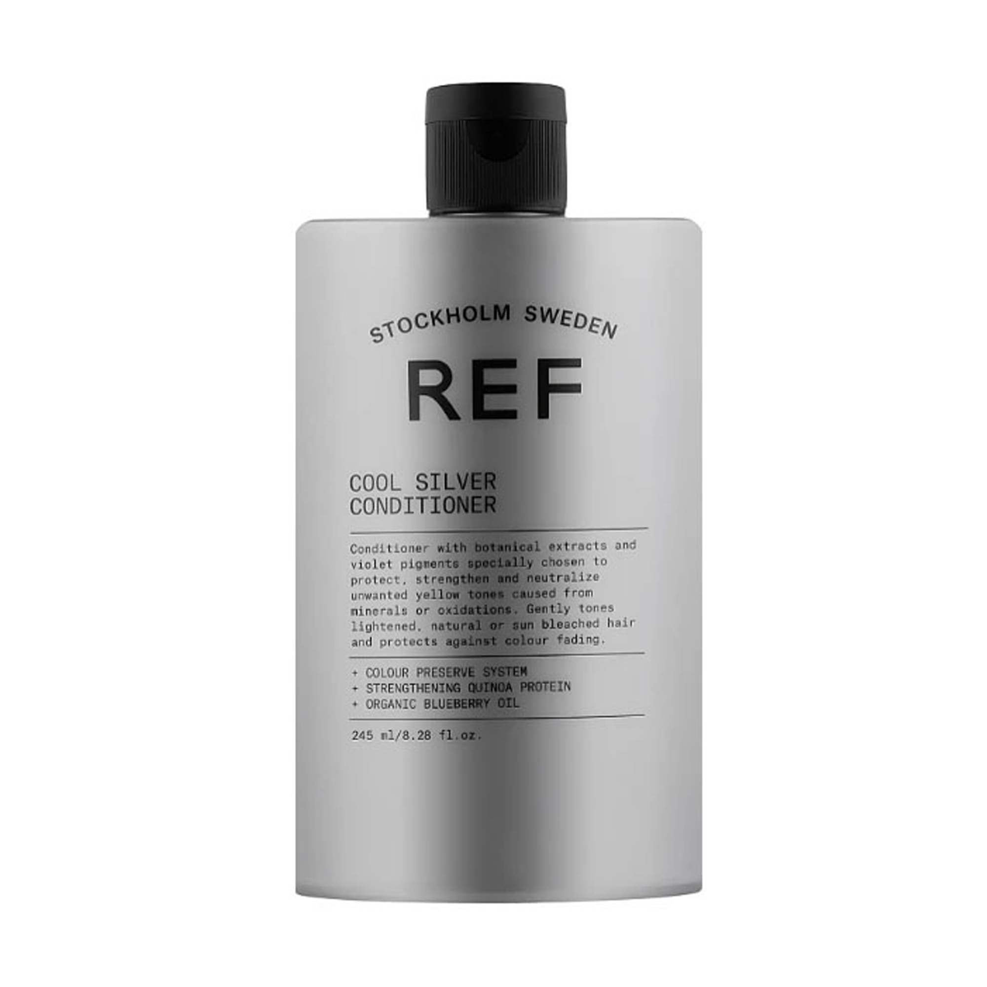 

Уцінка! Кондиціонер з антижовтим ефектом REF Cool Silver Conditioner для світлого, знебарвленного та сивого волосся, 245 мл