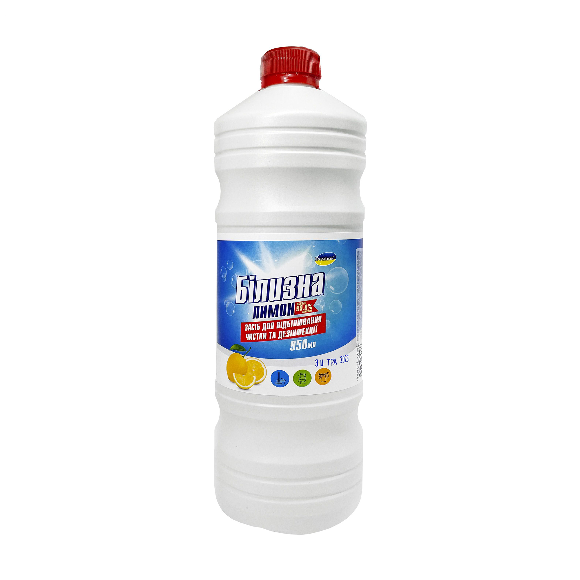 

Уцінка! Універсальний відбілювальний засіб Domik Expert Білизна, з ароматом лимону, 950 мл