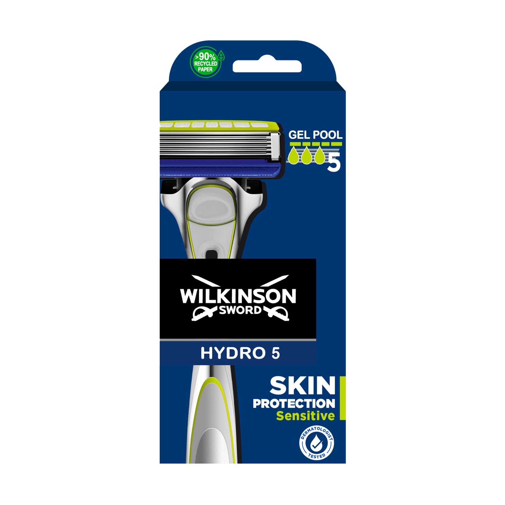 

Уцінка! Бритва Wilkinson Sword Hydro 5 Skin Protection Sensitive з 1 змінним картриджем, чоловіча