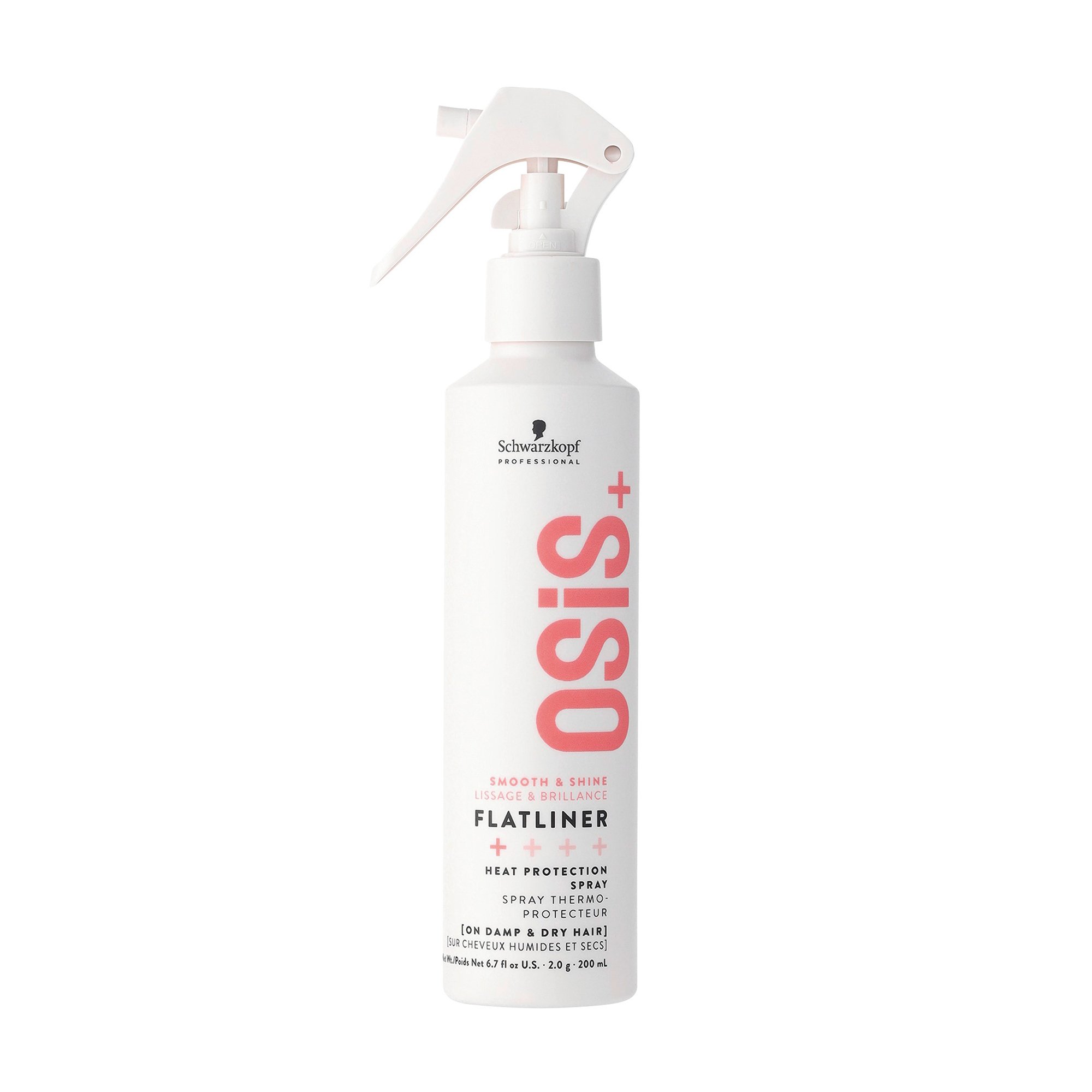 

Уцінка! Термозахисний спрей для волосся Schwarzkopf Professional Osis+ Smooth & Shine Flatliner Heat Protection Spray, 200 мл