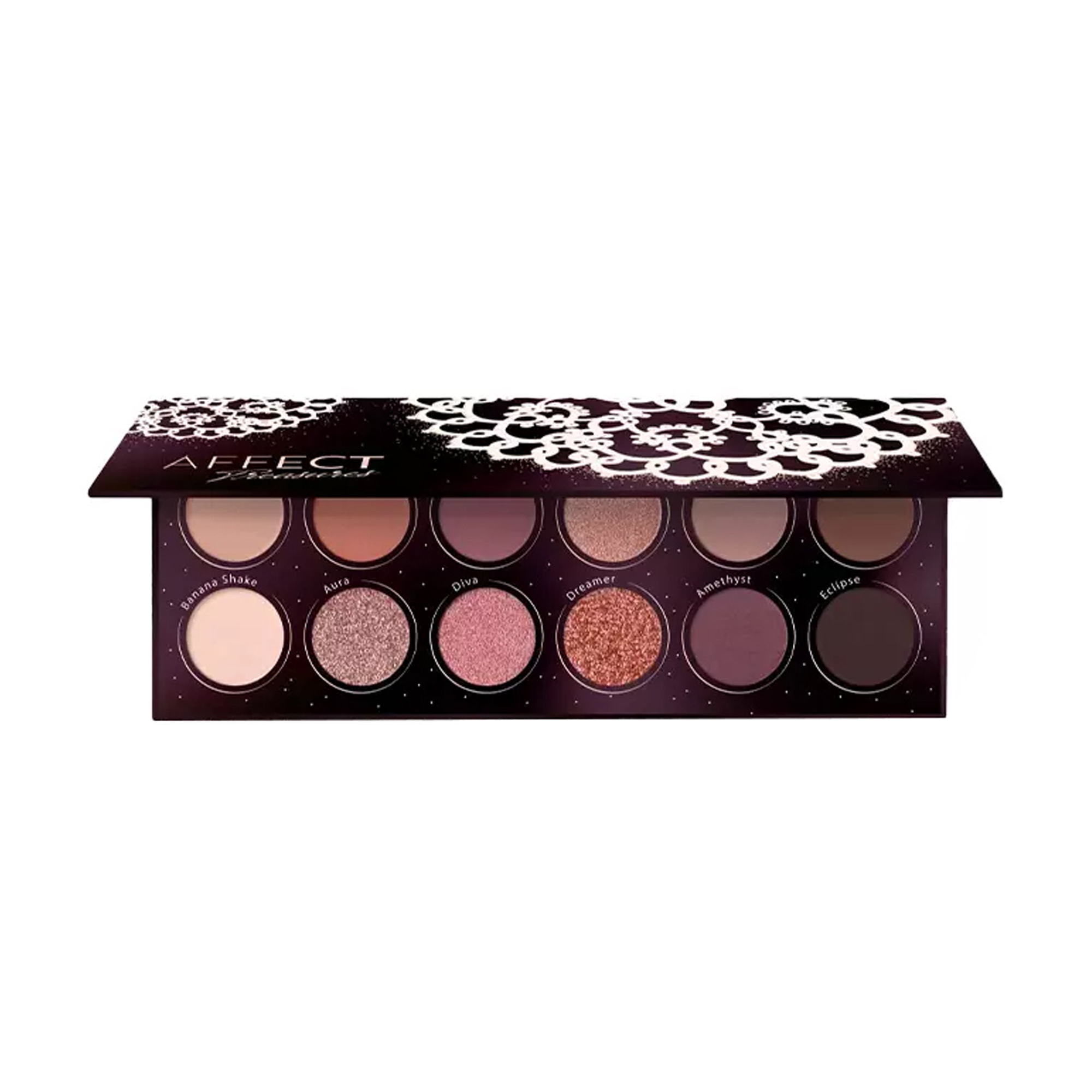 

Уцінка! Палетка тіней для повік Affect Cosmetics Treasures Eyeshadow Palette, 24 г