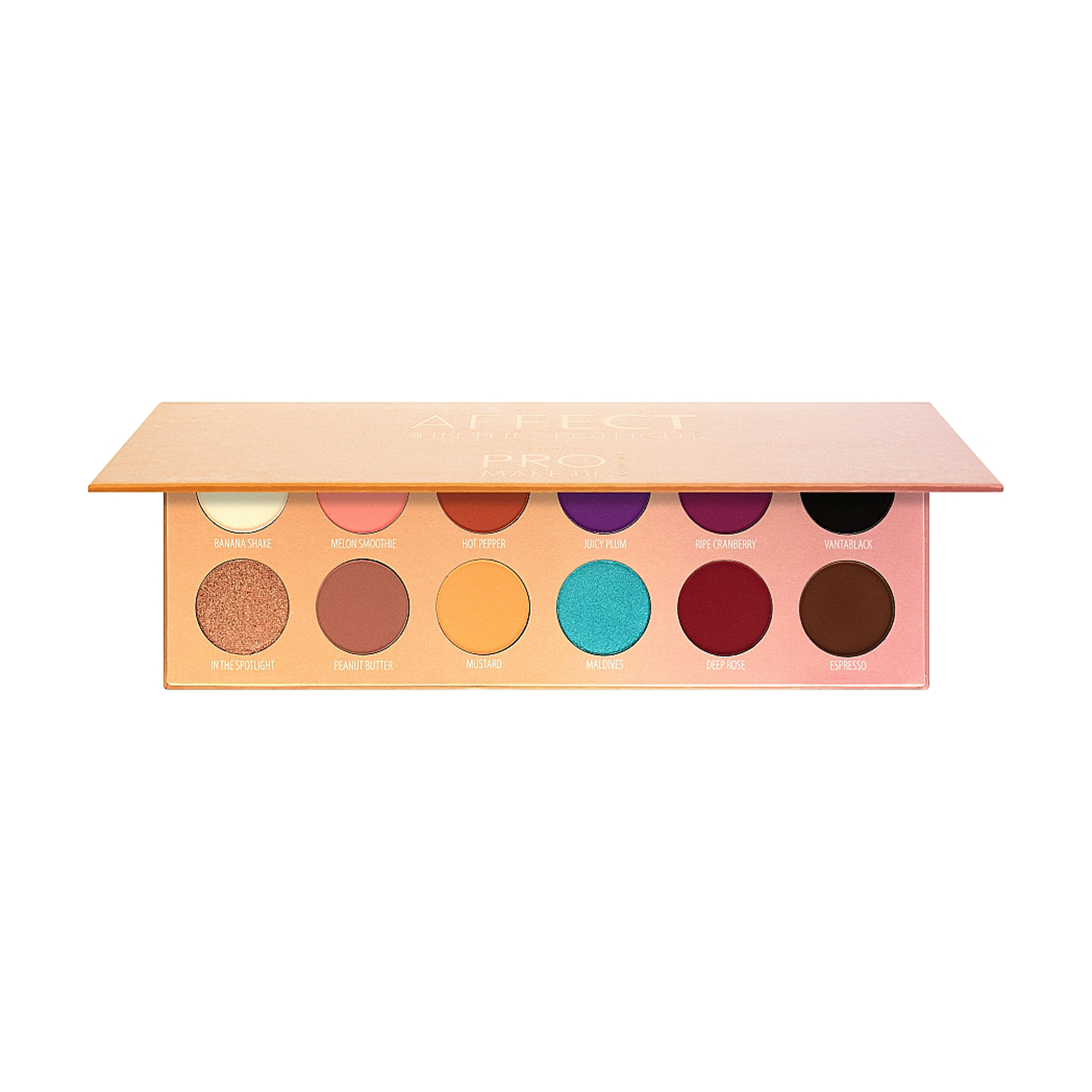 

Уцінка! Палетка тіней для повік Affect Cosmetics In The Spotlight Eyeshadows Palette, 24 г