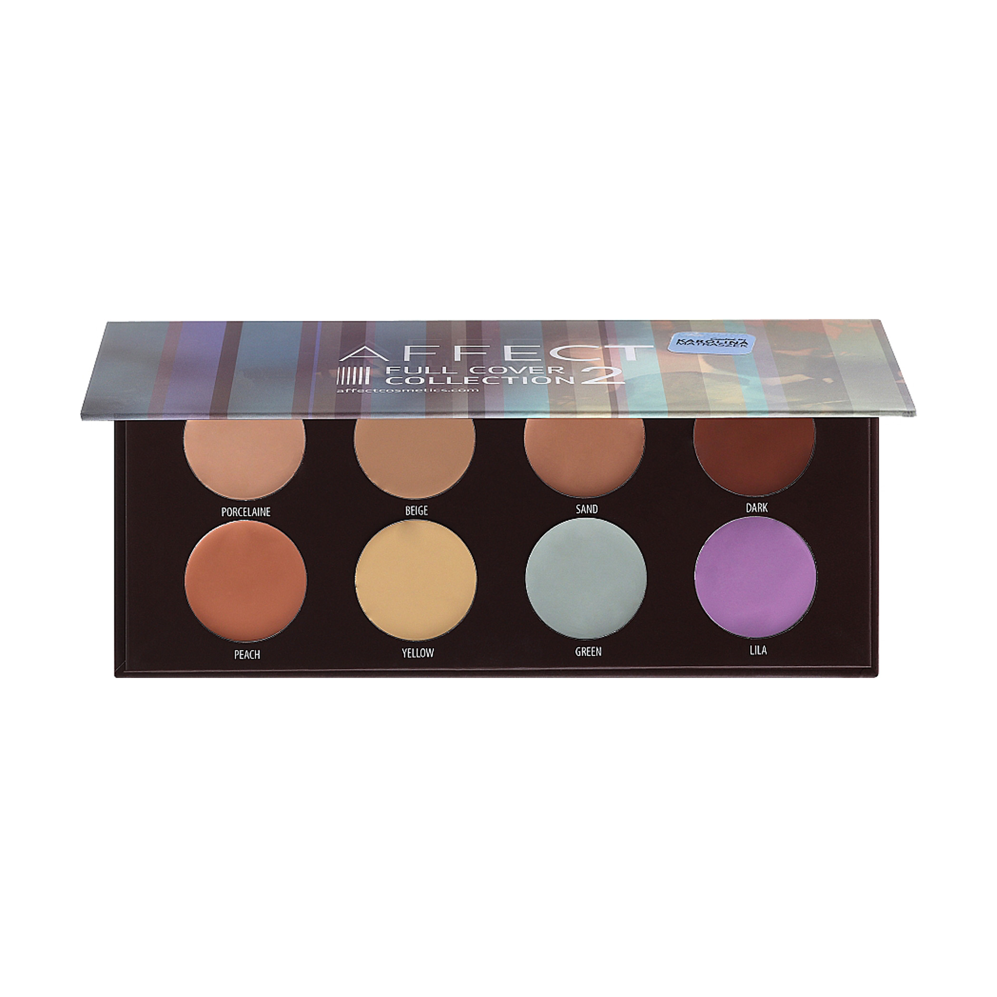 

Палетка консилерів для обличчя Affect Cosmetics Full Cover Collection 2, 24 г