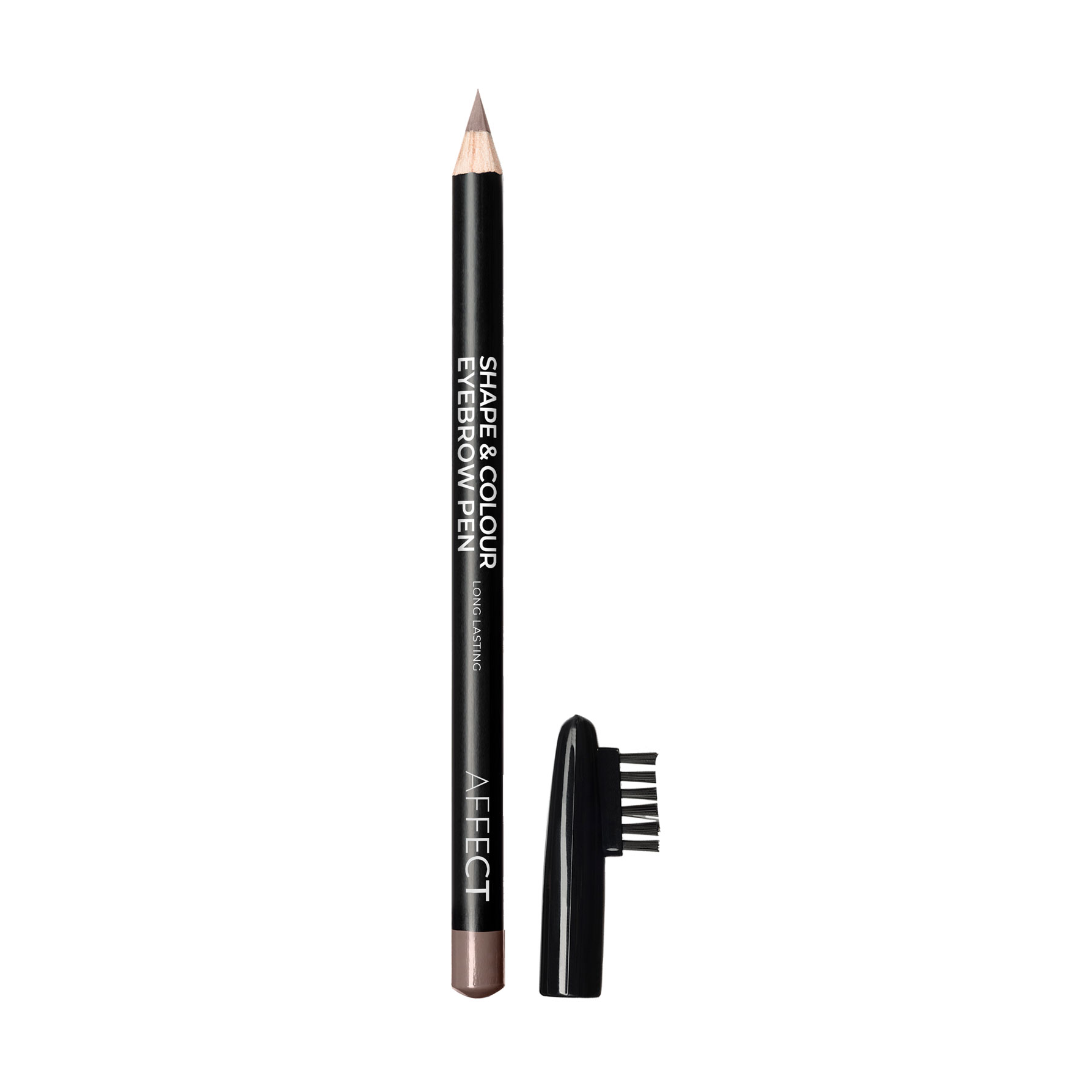

Олівець для брів Affect Cosmetics Shape & Colour Eyebrow Pen зі щіточкою, Light Brown, 1.2 г