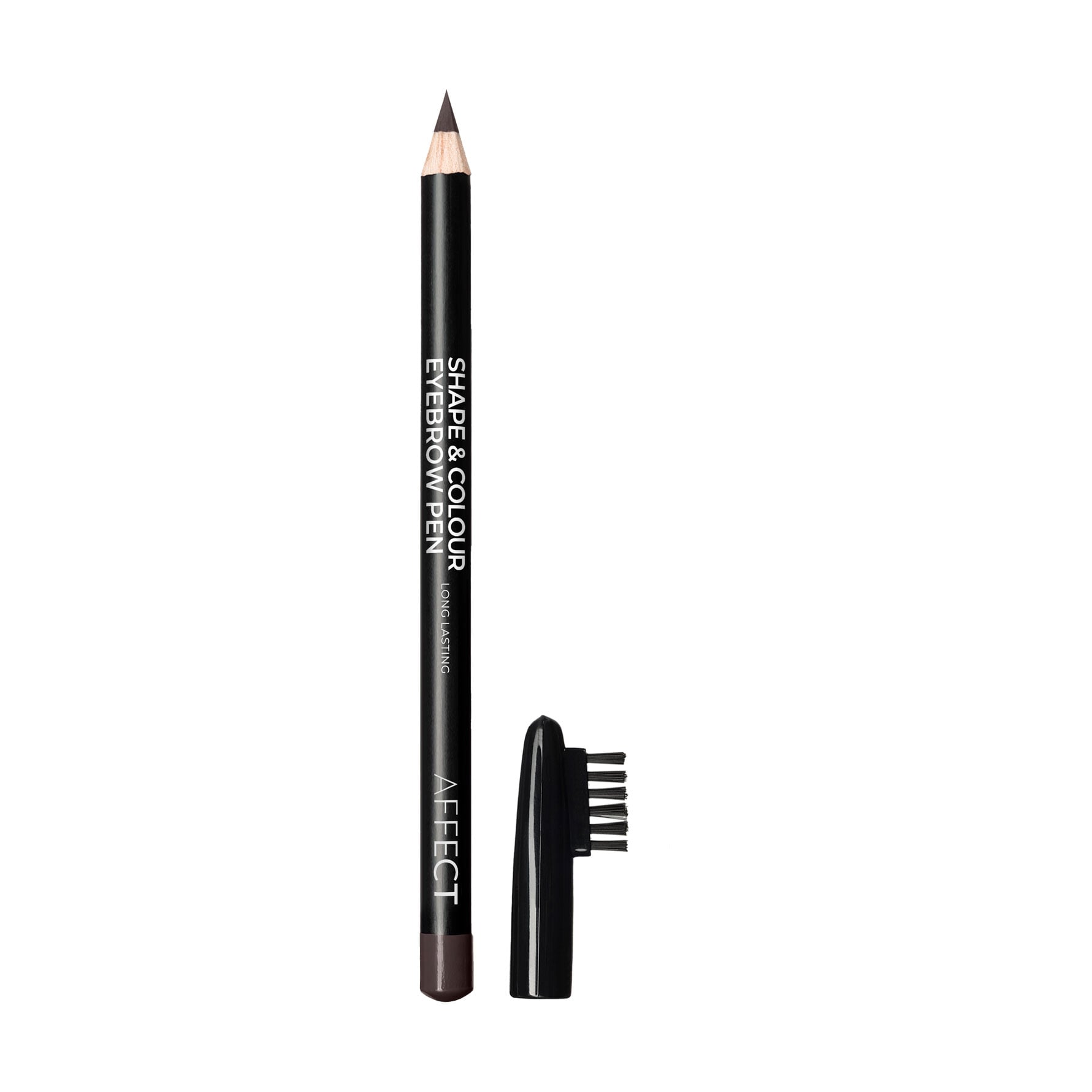 

Олівець для брів Affect Cosmetics Shape & Colour Eyebrow Pen зі щіточкою, Rich Brown, 1.2 г
