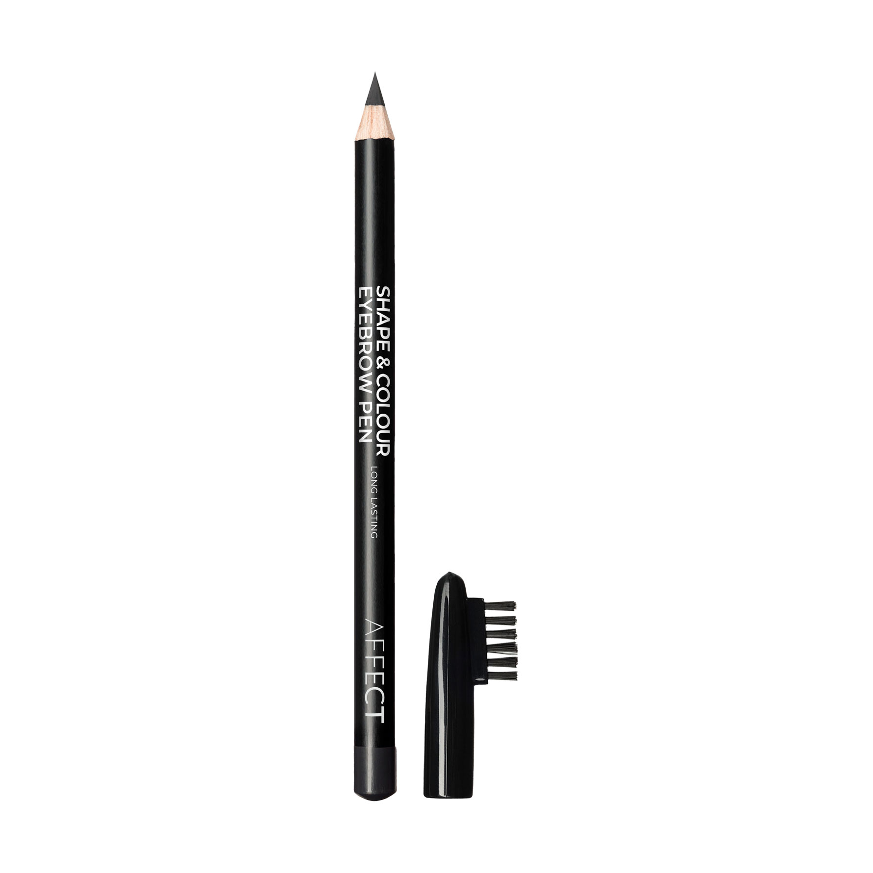 

Уцінка! Олівець для брів Affect Cosmetics Shape & Colour Eyebrow Pen зі щіточкою, Ash Brown, 1.2 г