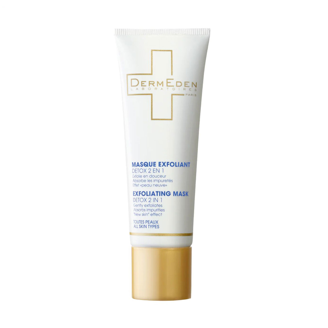 

Уцінка! Очищувальна маска для обличчя DermEden Exfoliating Mask Detox 2 in 1, 50 мл