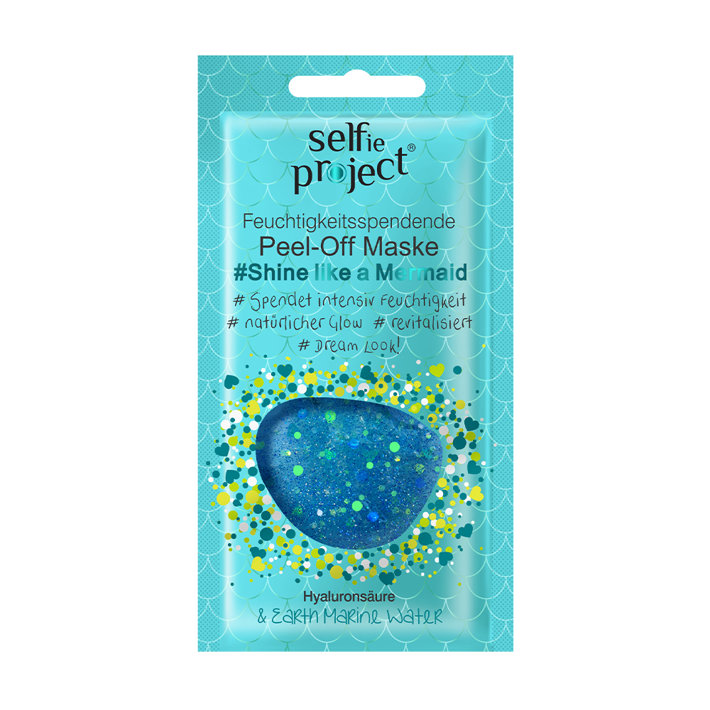 

Уцінка! Маска для обличчя Selfie Project Moisturizing Peel-Off Mask Shine Like A Mermaid, 12 мл