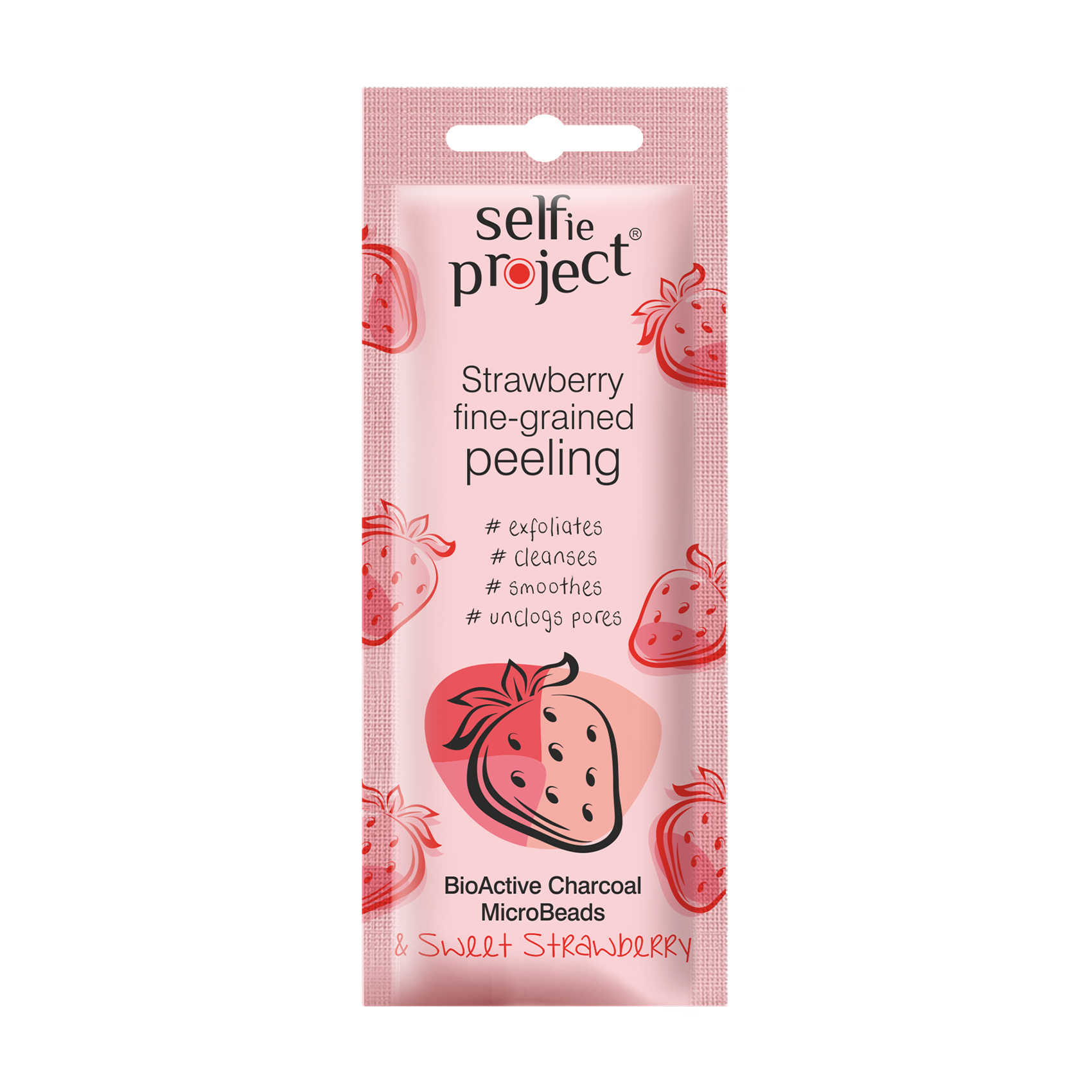 

Дрібнозернистий пілінг для обличчя Selfie Project Strawberry Fine-Grained Peeling, 8 мл