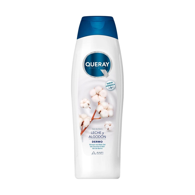 

Уцінка! Гель для душу Queray Leche y Algodon Dermo Shower and Bath Gel, 750 мл