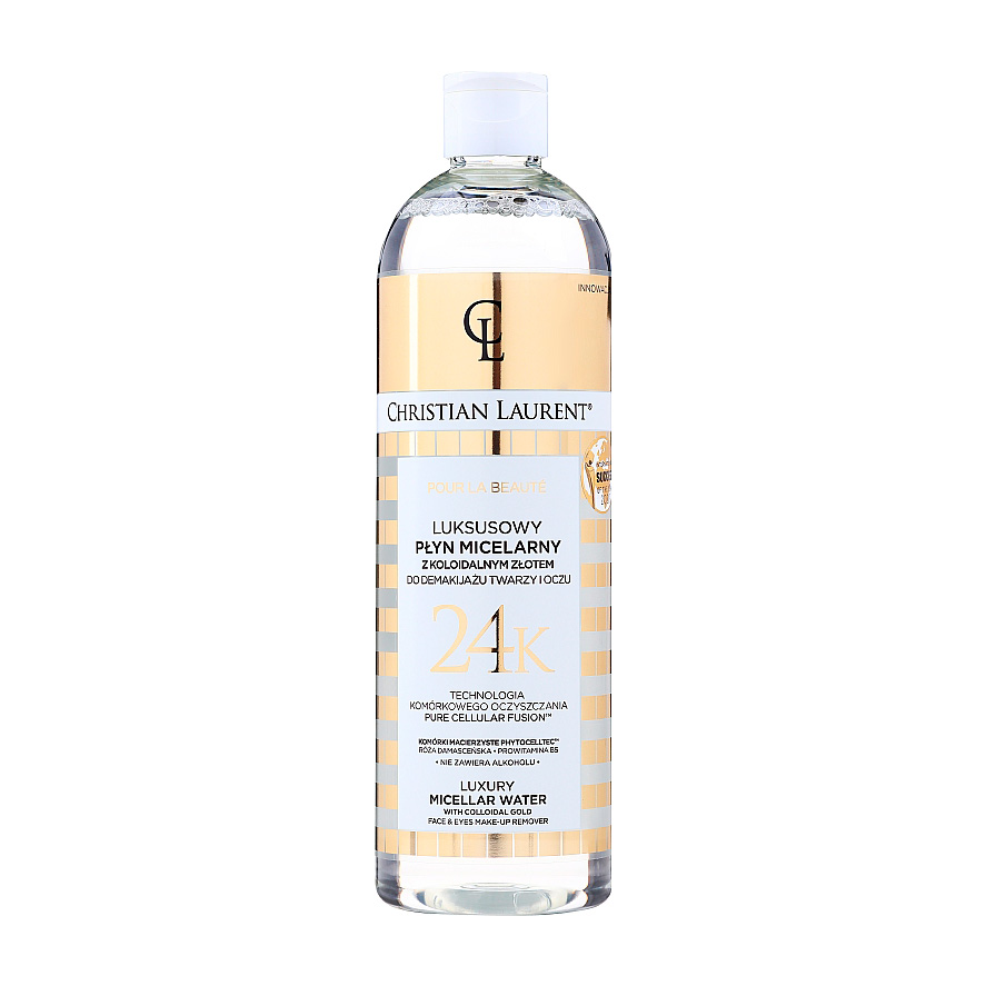

Уцінка! Міцелярна вода для обличчя Christian Laurent Luxury Micellar Water з молекулярним золотом, 500 мл