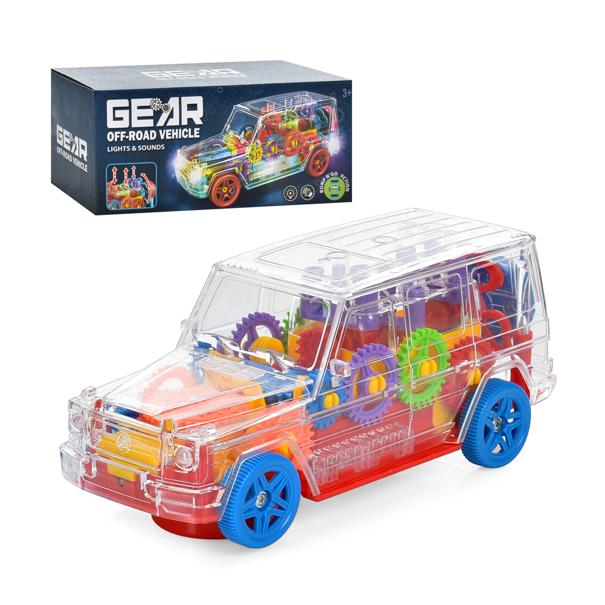 

Іграшка машинка музична Shantou Jinxing Gear Off-Road Venicle від 3 років, 19.5*7.8*8.6 см (XC-1101)