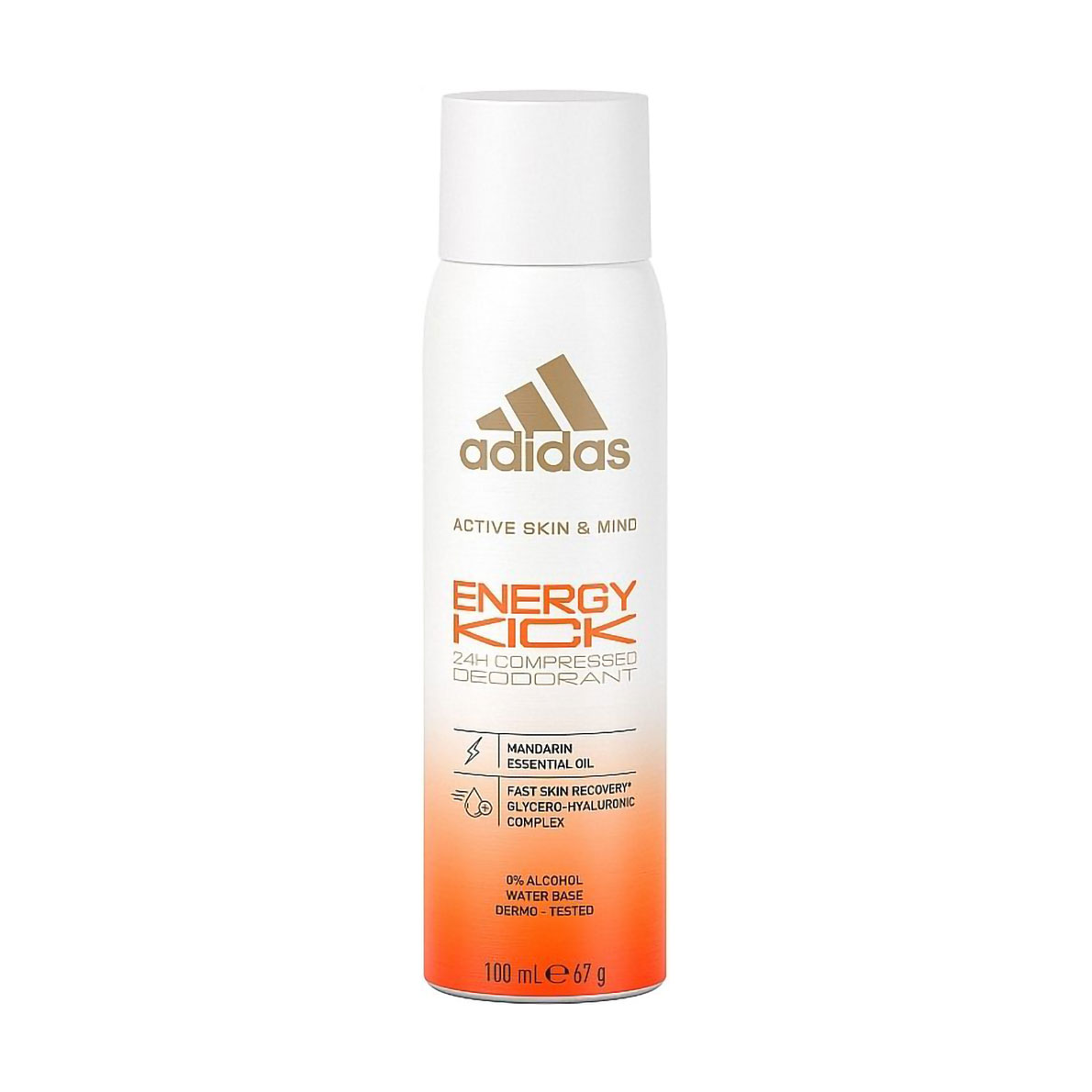 

Уцінка! Дезодорант-спрей Adidas Energy Kick 24H Compressed Deodorant жіночий, 100 мл