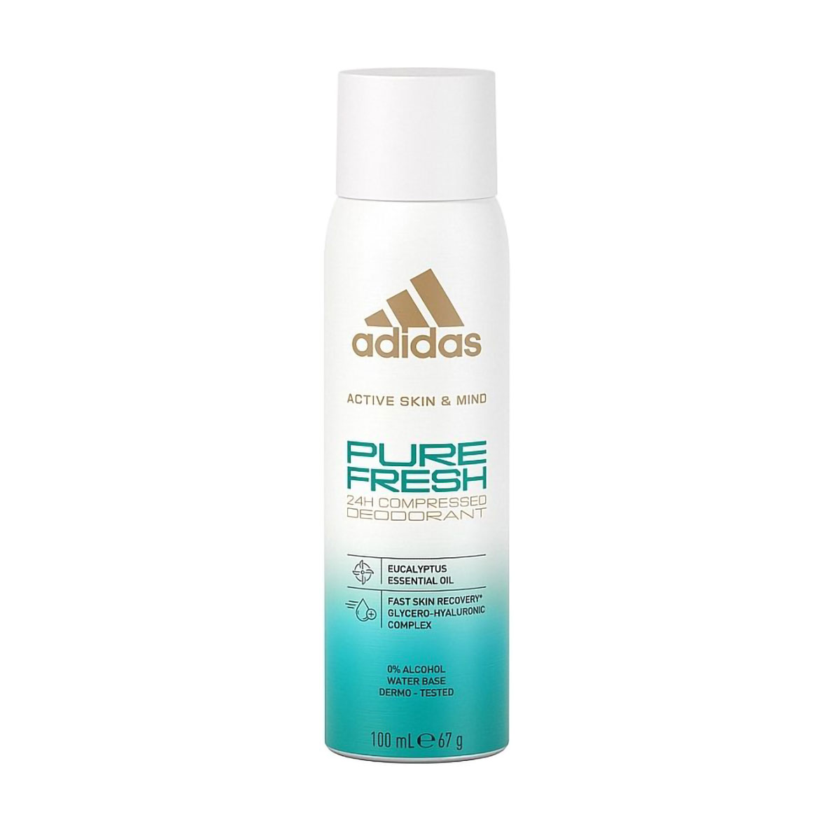 

Уцінка! Дезодорант-спрей Adidas Pure Fresh 24H Compressed Deodorant жіночий, 100 мл