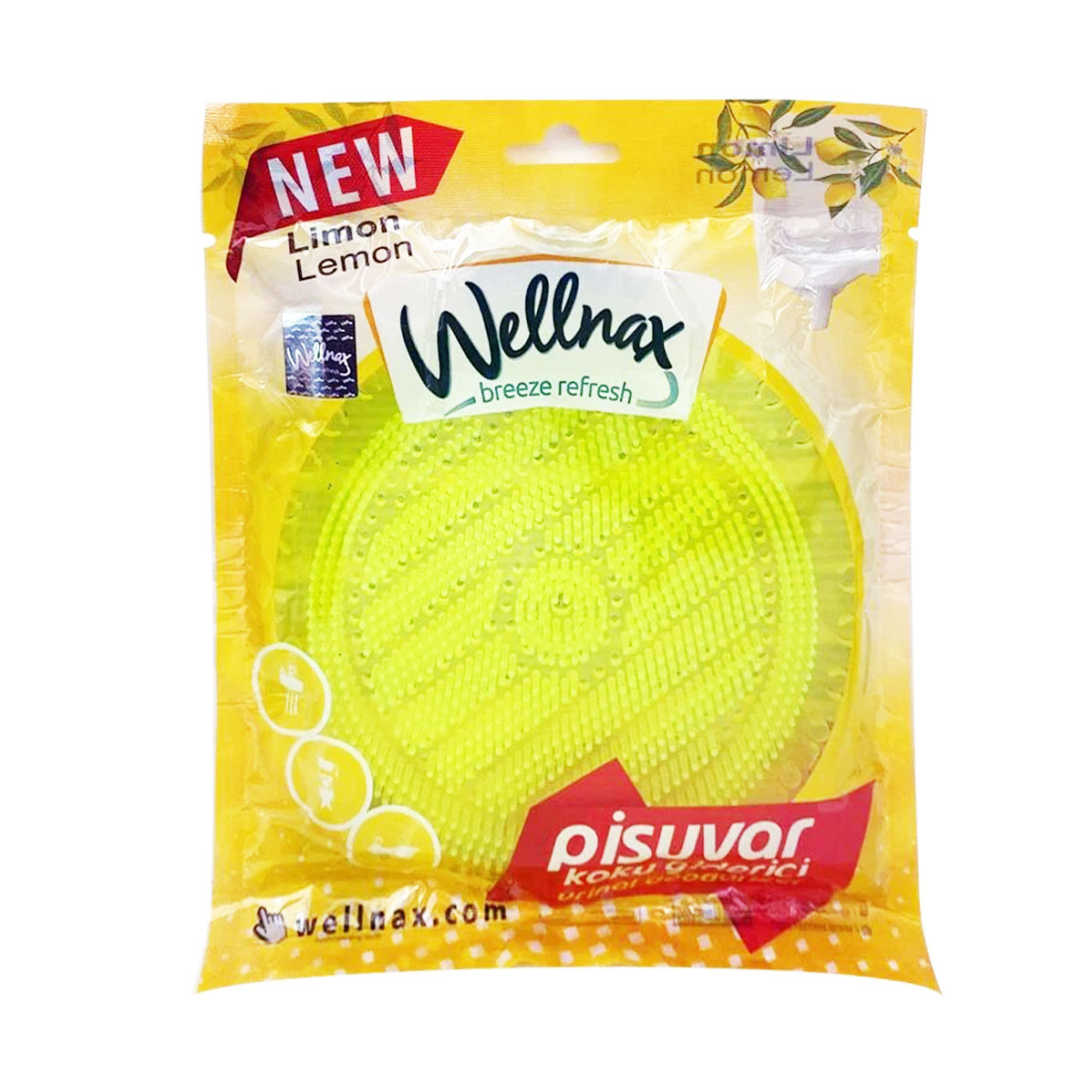 

Уцінка! Освіжувач-решітка для пісуарів Wellnax Лимон