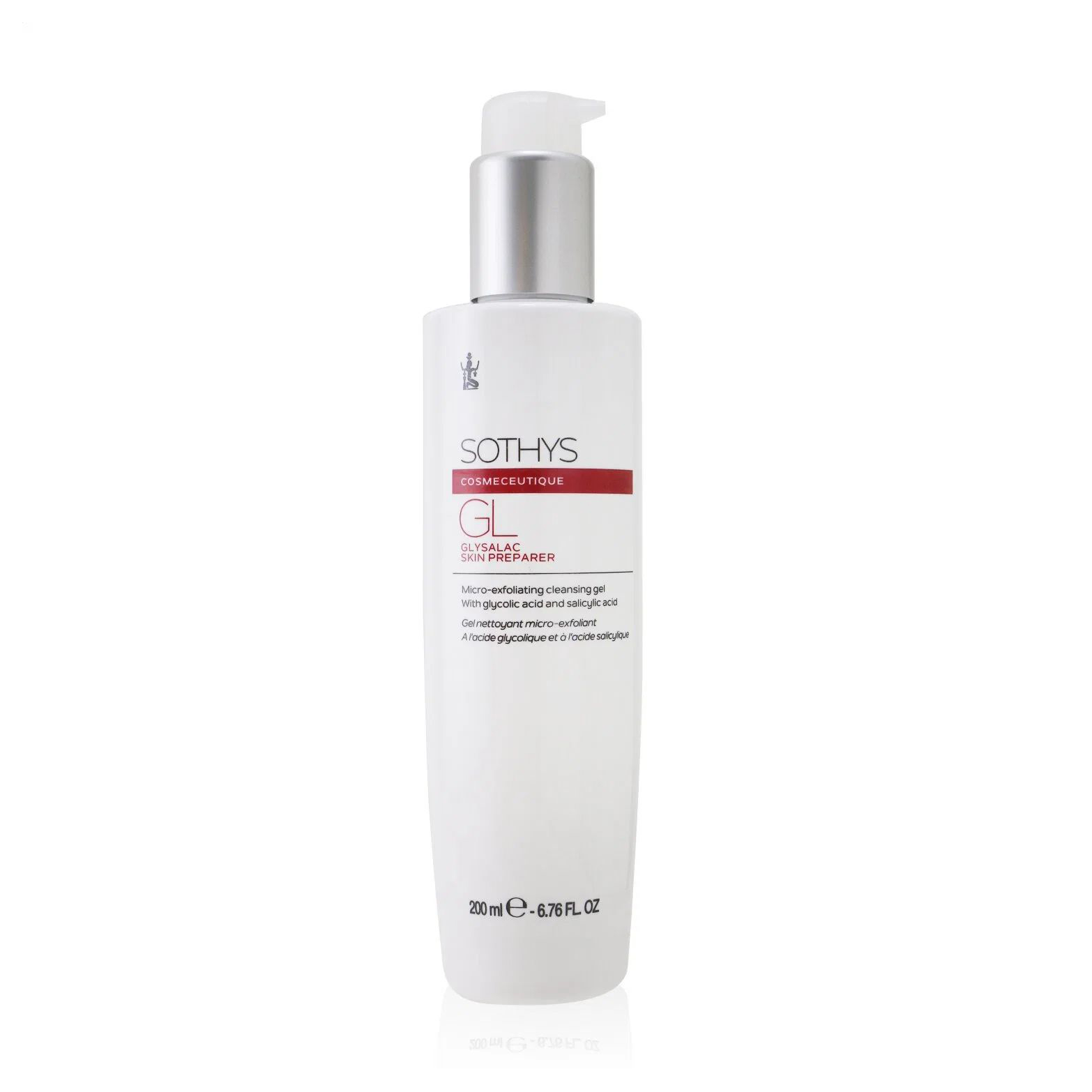 

Уцінка! Мікровідлущувальний гель для вмивання Sothys GL Glisalac Skin Preparer Micro-exfoliating Cleansing Gel з гліколевою та саліциловою кислотою, 200 мл