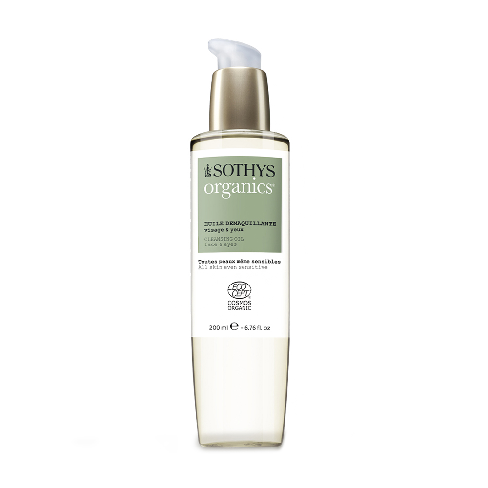 

Очищувальна олія для обличчя Sothys Organics Cleansing Oil Face & Eyes для всіх типів шкіри, 200 мл