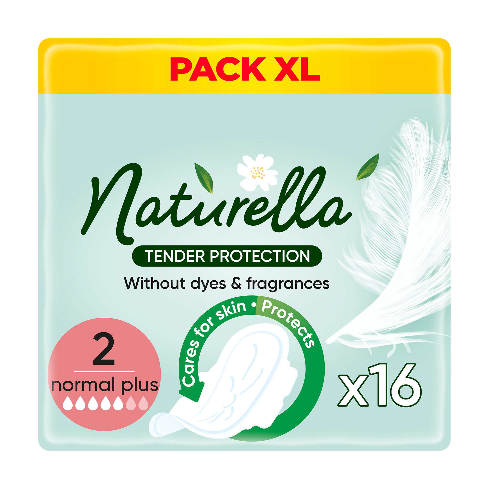 

Прокладки для критичних днів NATURELLA Tender Protection Normal Plus Ніжний захист, 16 шт