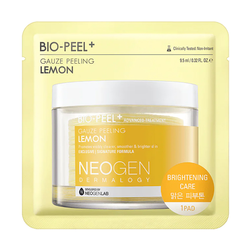 

Зволожувальні пілінг-диски для обличчя Neogen Dermalogy Bio-Peel Gauze Peeling Lemon з лимоном, 1 шт