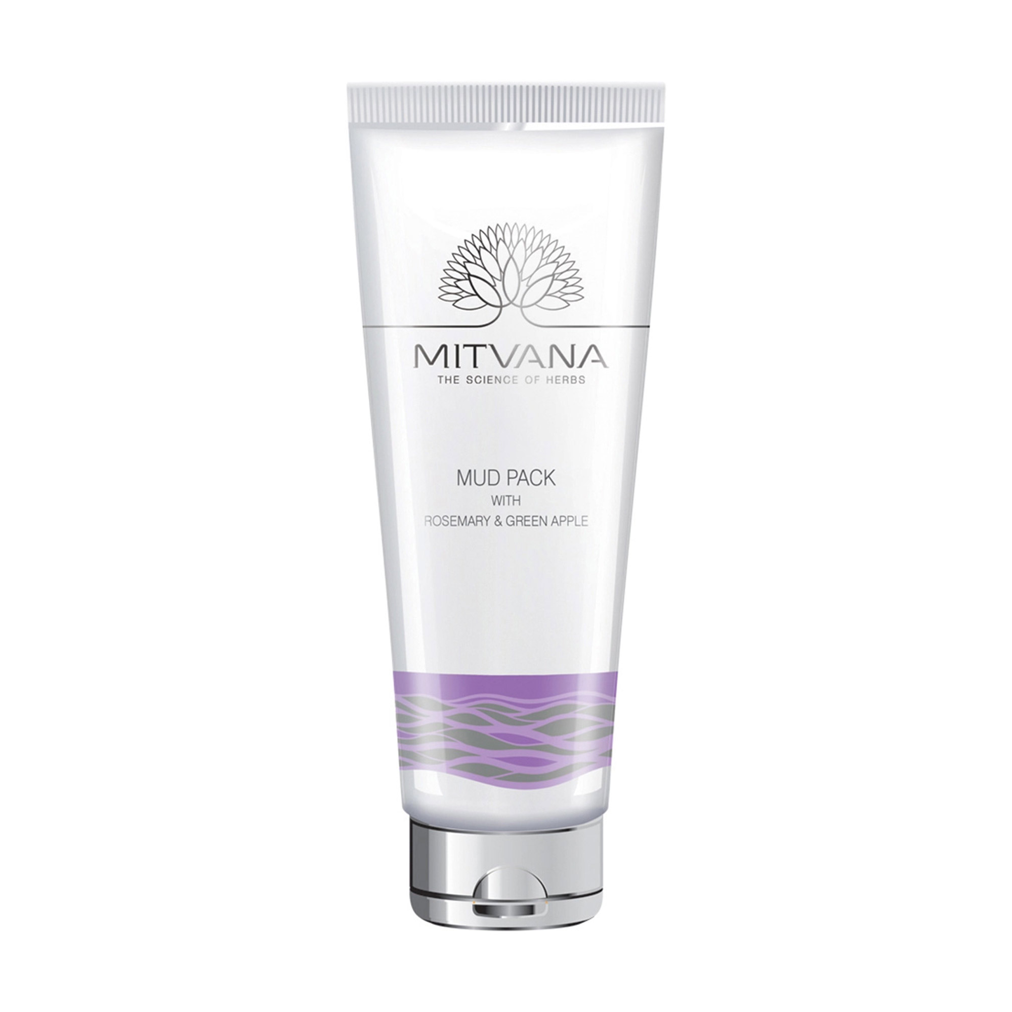 

Глиняна маска для обличчя Mitvana Mud Pack with Rosemary & Green Apple, 100 мл