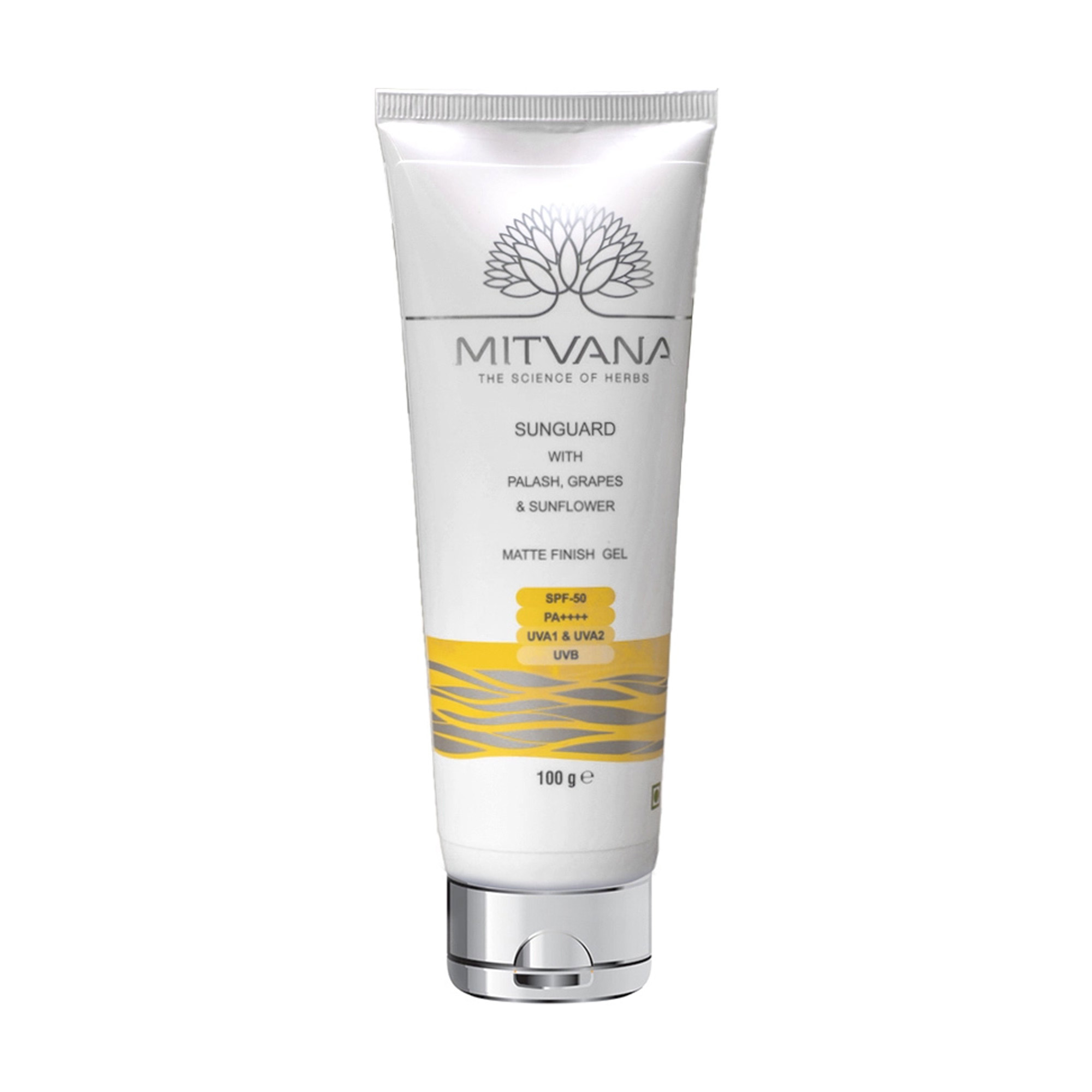 

Сонцезахисний гель для обличчя Mitvana Sunguard Matte Finish Gel, SPF 50 PA++++, 100 г