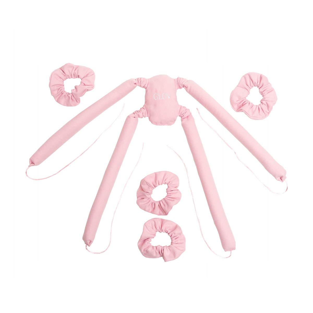 

Багатострижневі бігуді для холодного завивання волосся Glov Cool Curl Spider Pink, 1 шт