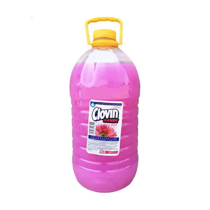 

Уцінка! Рідке мило Clovin Handy Antibacterial Liquid Soap Flower Квіткове, 5 л