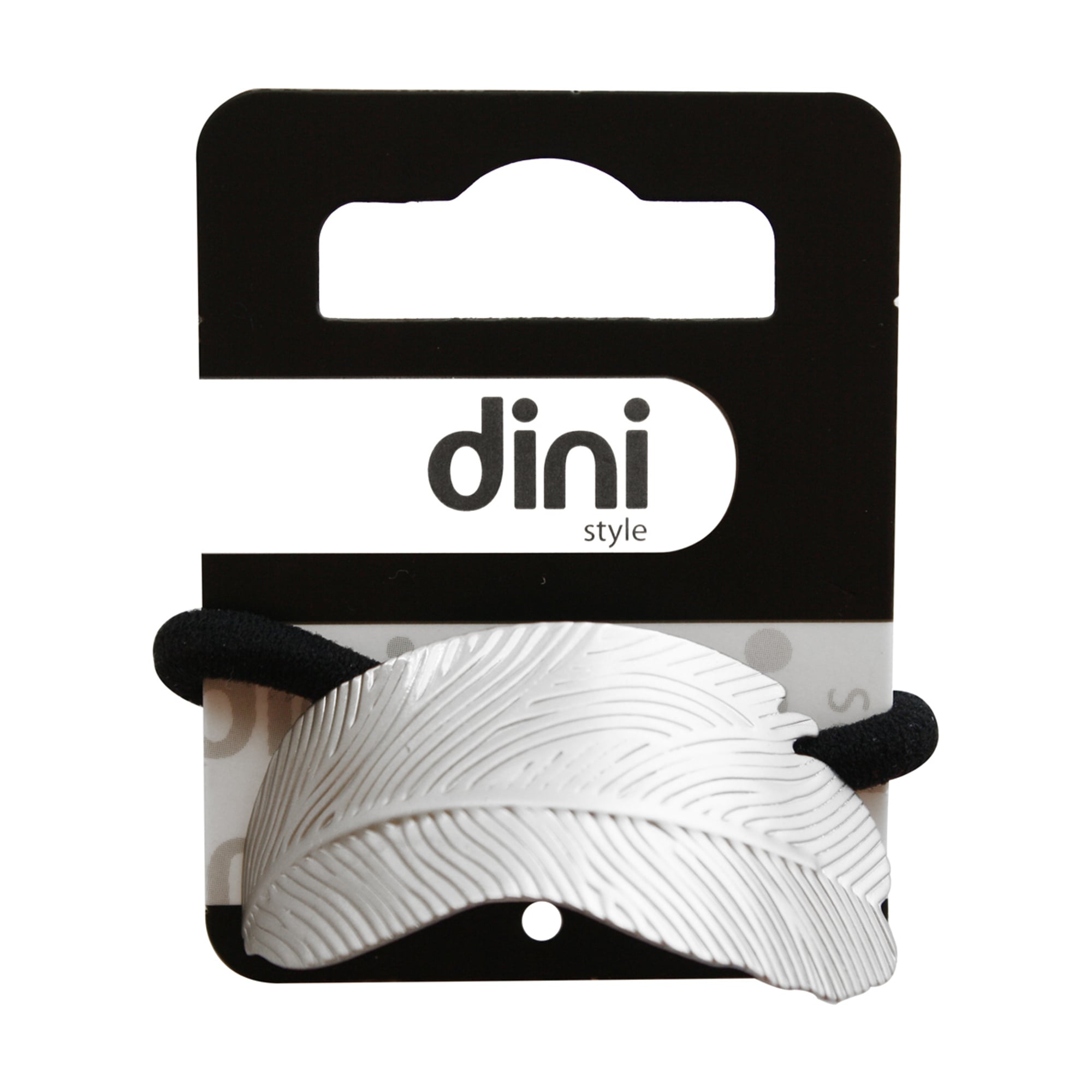 

Резинка для волосся Dini Silver Star Пір'їнка, 1 шт (d-653)