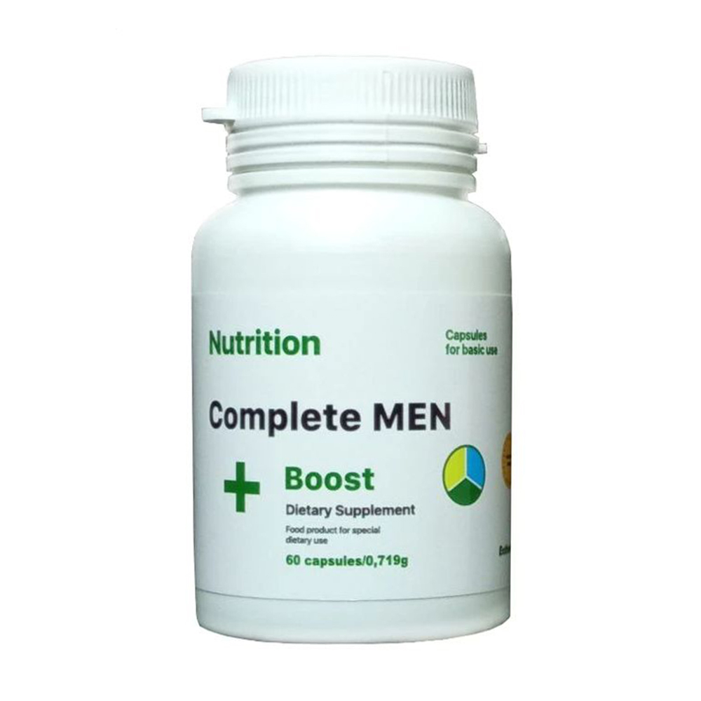 

Бустер тестостерону EntherMeal Complete MEN + Boost Dietary Supplement, 60 капсул