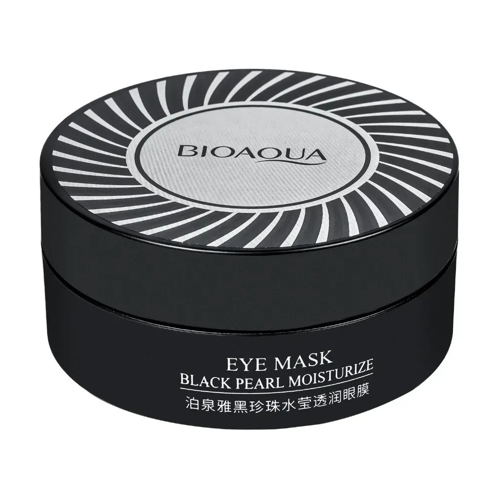 Гідрогелеві патчі для очей Bioaqua Black Pearl Moisturize Eye Mask, 60 шт