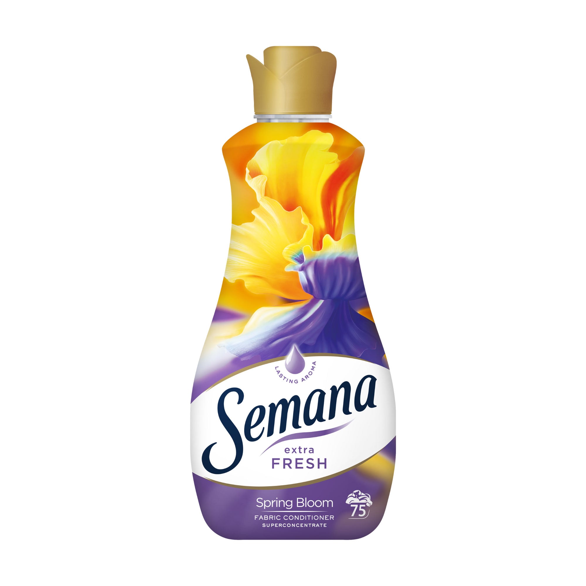 

Кондиціонер для білизни Semana Extra Fresh Spring Bloom, 75 циклів прання, 1.5 л