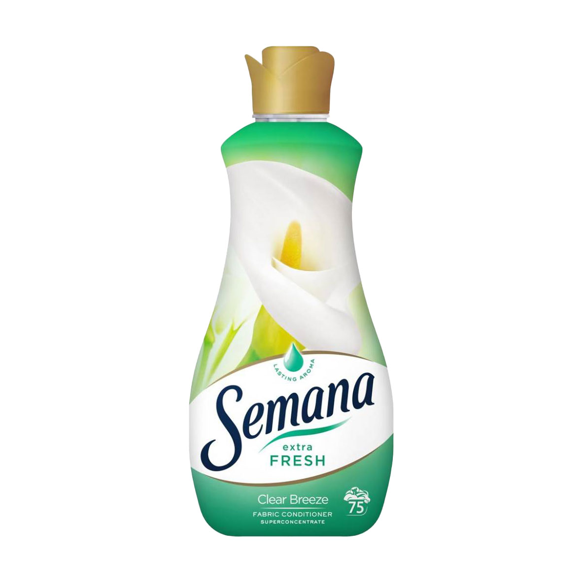 

Кондиціонер для білизни Semana Extra Fresh Clear Brease, 75 циклів прання, 1.5 л