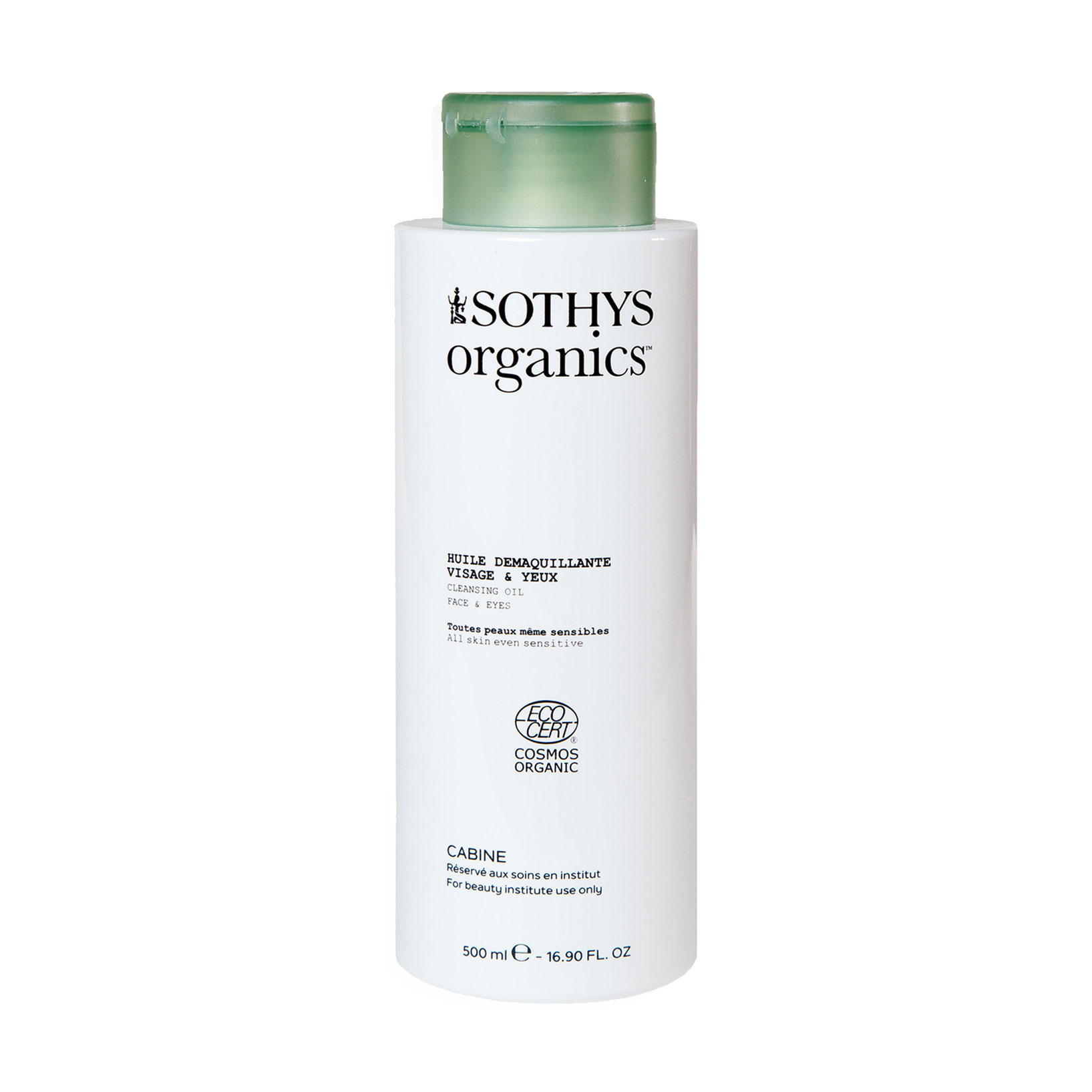 

Уцінка! Очищувальна олія для обличчя Sothys Organics Cleansing Oil Face & Eyes для всіх типів шкіри, 500 мл