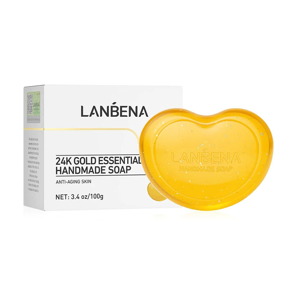 

Мило тверде Lanbena 24K Gold Essential Oil Handmade Soap, 100 г