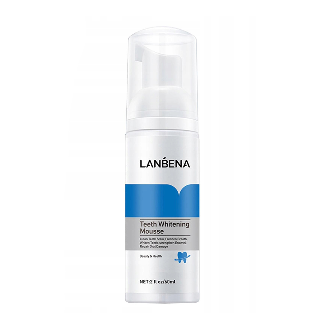 

Відбілювальний мус для зубів Lanbena Teeth Whitening Mousse, 60 мл