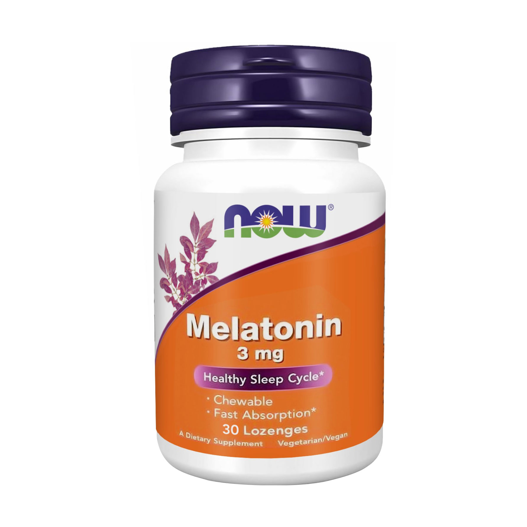 

Мелатонін NOW Foods Melatonin 3 мг, 30 капсул