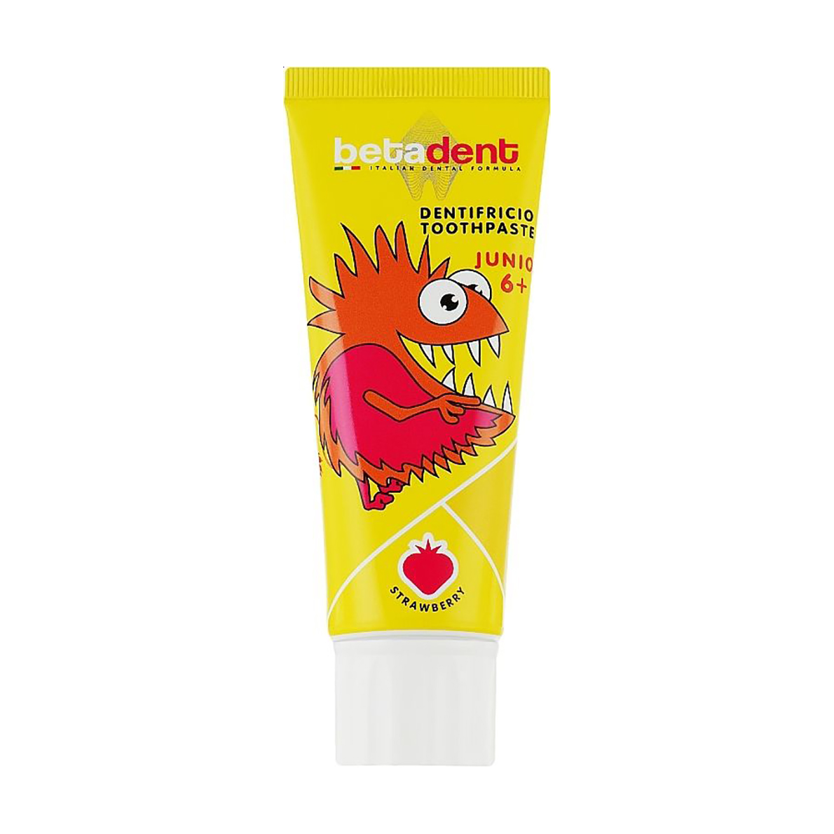 

Уцінка! Дитяча зубна паста Betadent Strawberry Junior, від 6 років, 75 мл