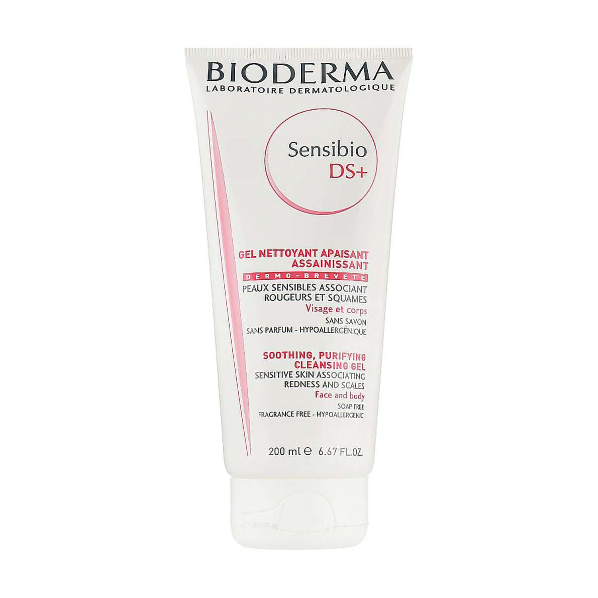 

Уцінка! Очищувальний гель для вмивання Bioderma Sensibio DS+ Soothing Purifying Cleansing Gel, 200 мл