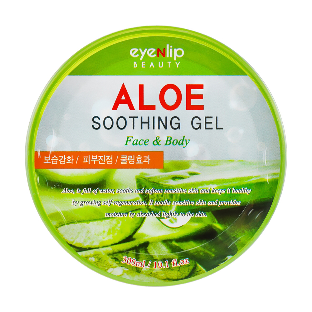 

Охолоджувальний заспокійливий гель для обличчя тіла Eyenlip Aloe Soothing Gel, 300 мл