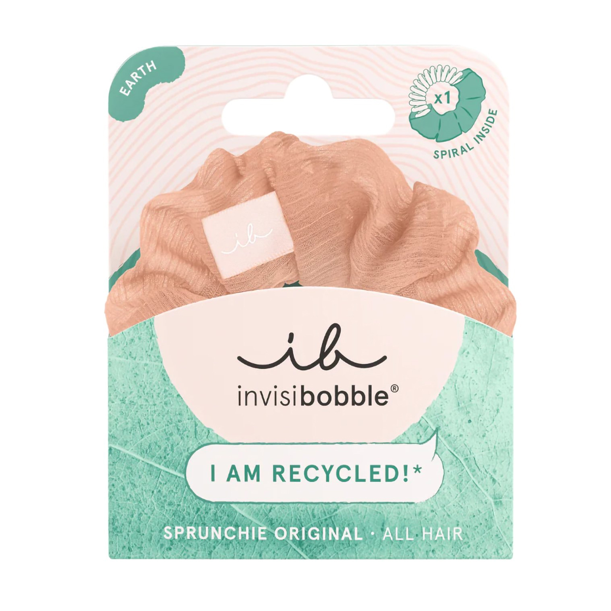 

Резинка-браслет для волосся Invisibobble Sprunchie Original I Am Recycled!, 1 шт