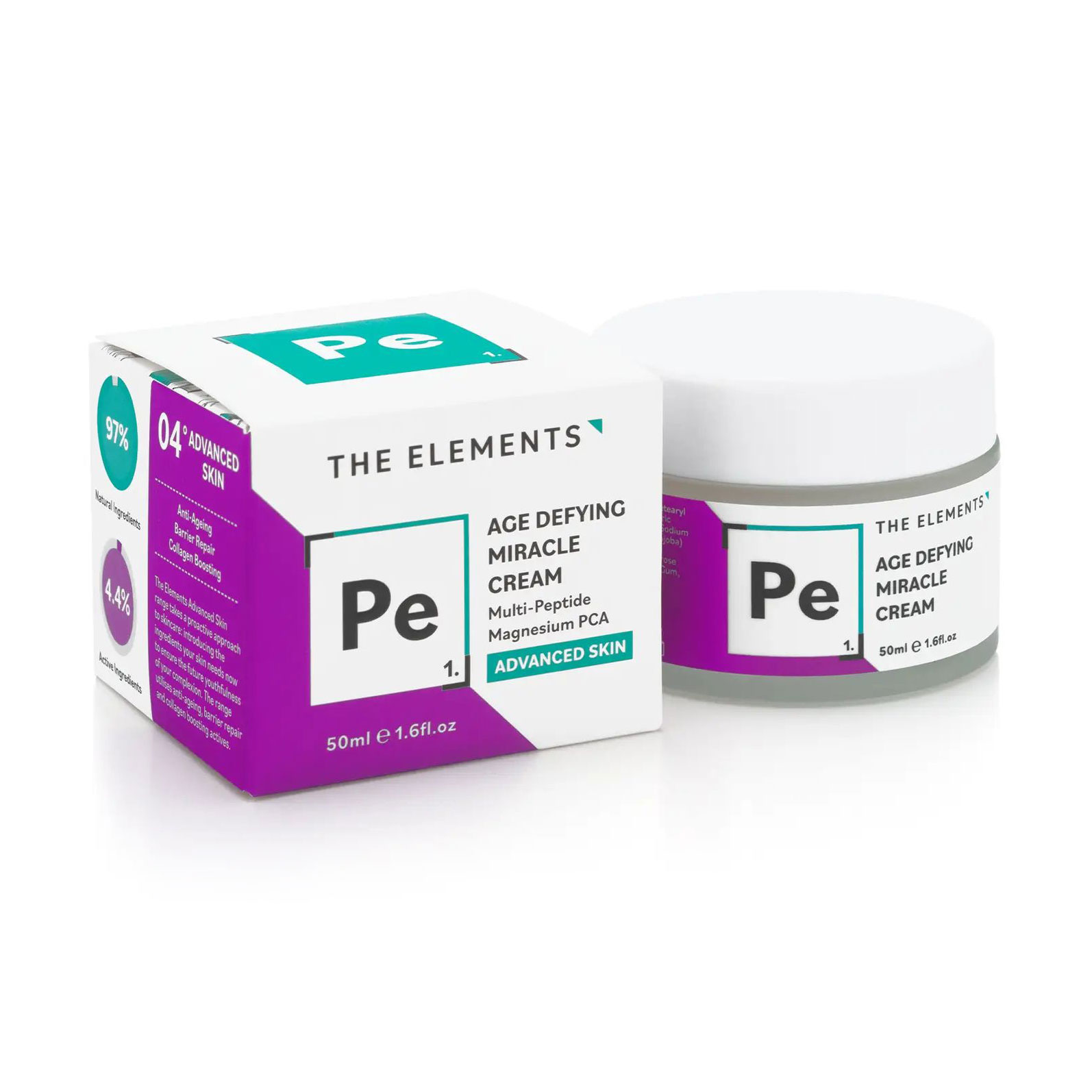 

Уцінка! Антивіковий крем для обличчя The Elements Age Defying Miracle Cream, 50 г