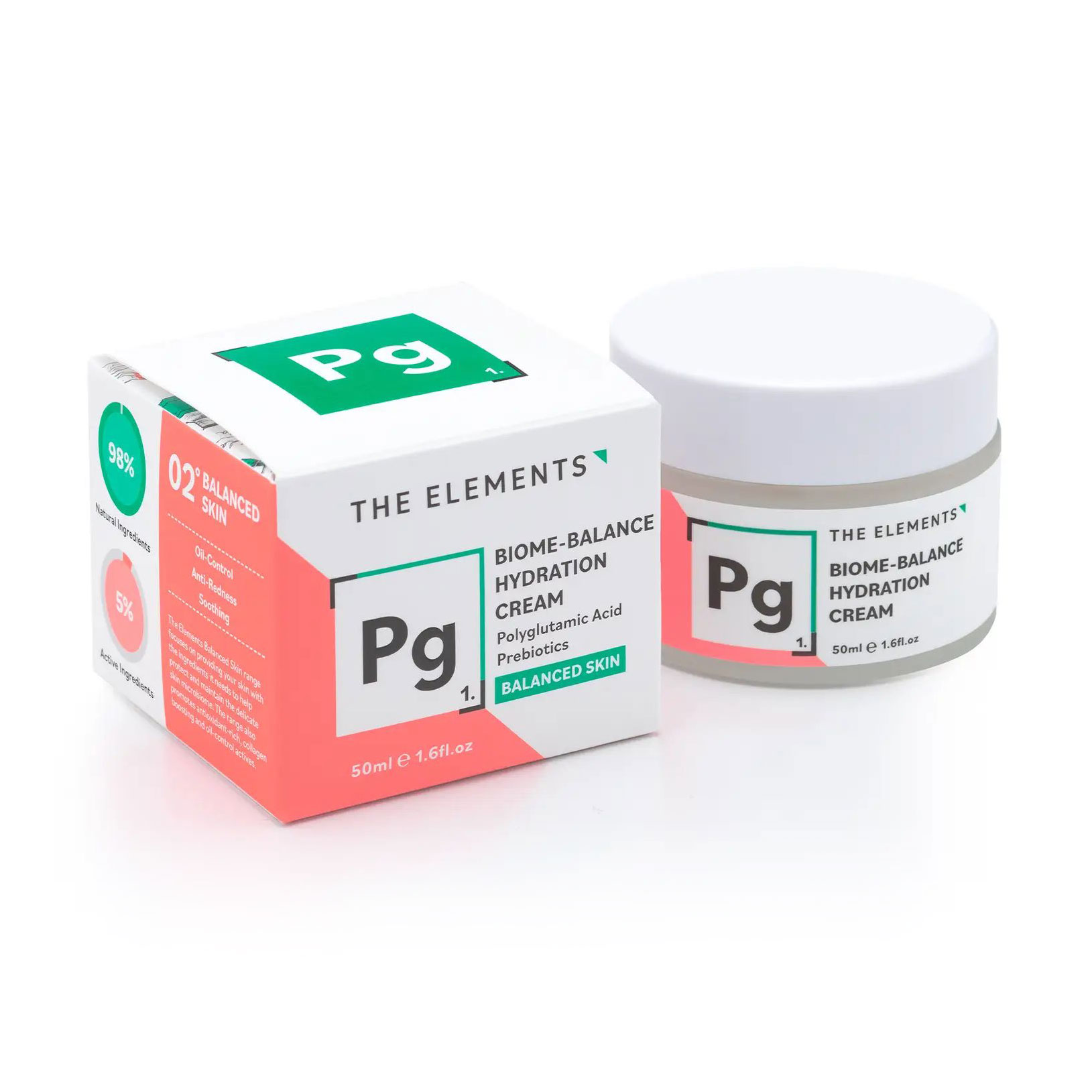 

Уцінка! Зволожувальний балансувальний крем для обличчя The Elements Biome Balance Hydration Cream, 50 мл