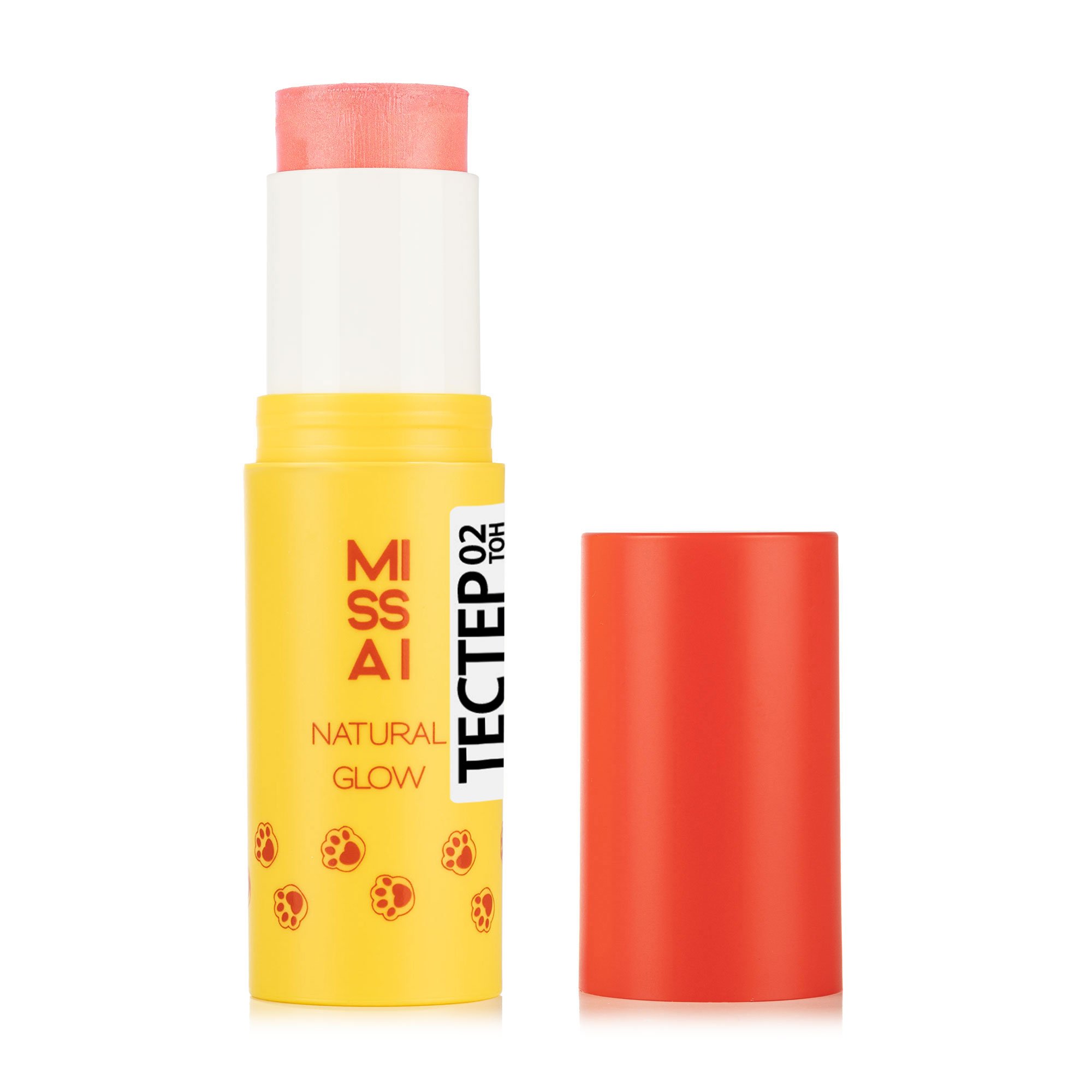 

Хайлайтер-стік для обличчя Missai Natural Glow Highlighter Тон 2, 9.5 г (Тестер)