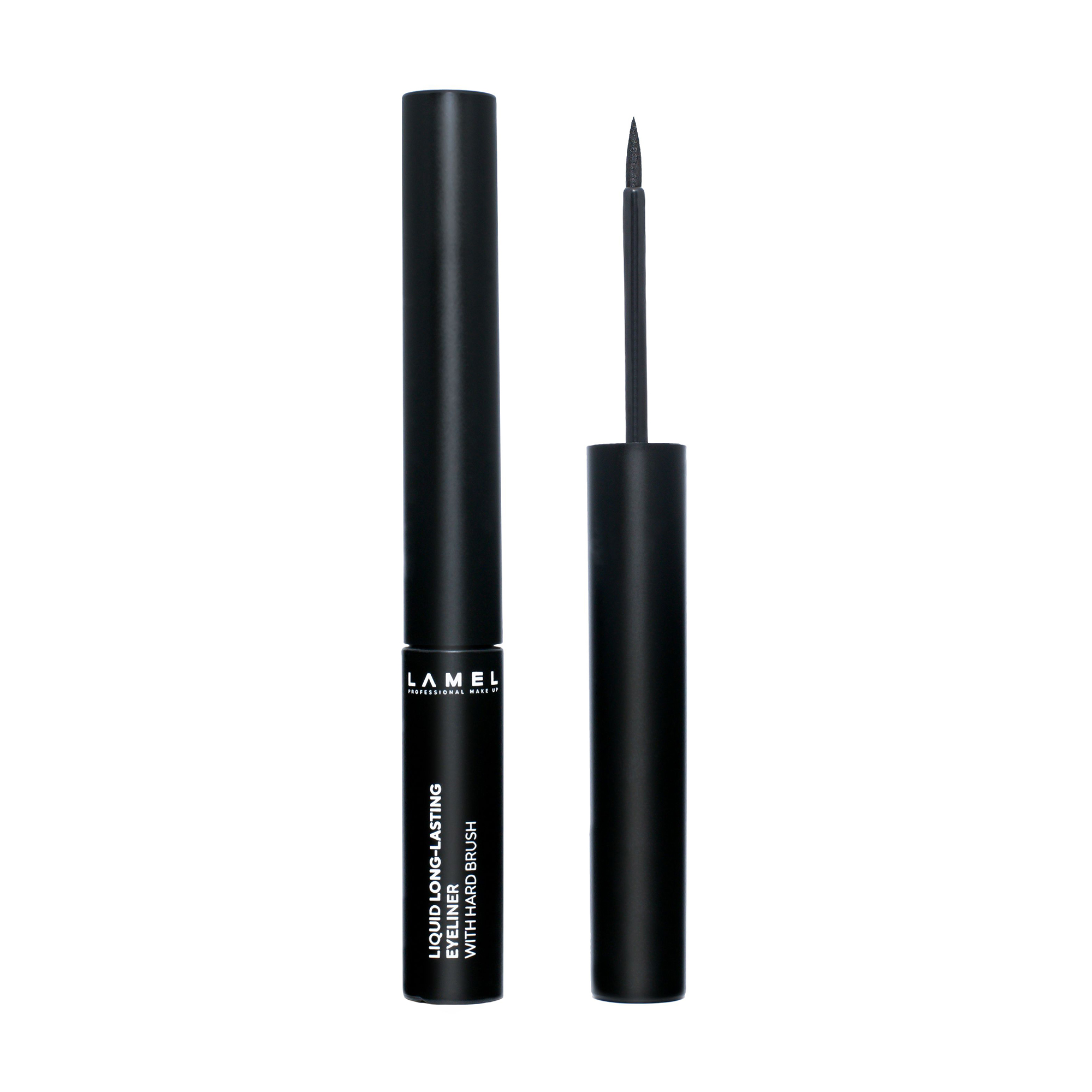 

Рідка підводка для очей LAMEL Make Up Liquid Long-Lasting Eyeliner With Hard Brush з жорстким пензлем, 402, 4 мл