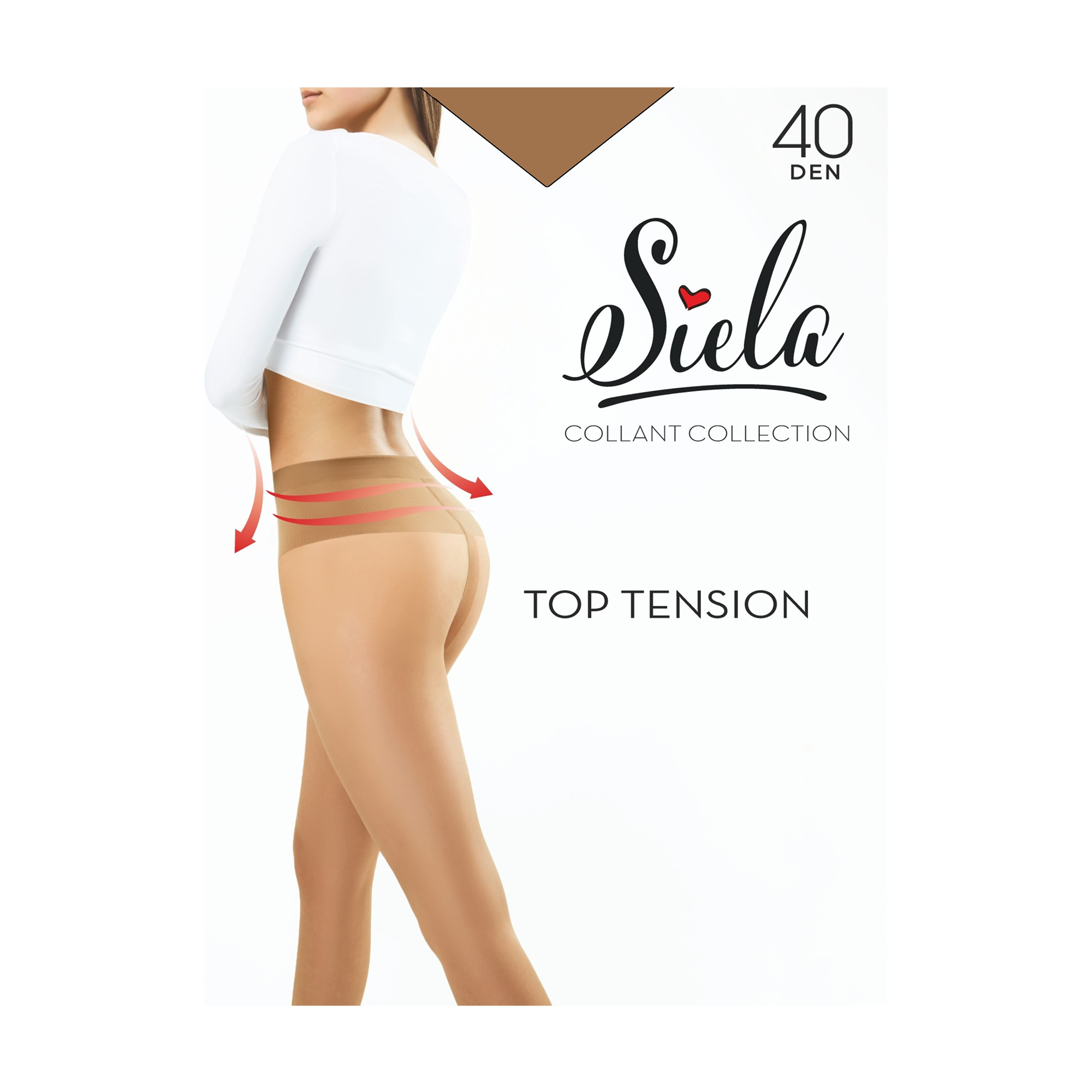 

Уцінка! Колготки жіночі Siela Collant Collection Top Tension 40 Den, Caramel, розмір 3